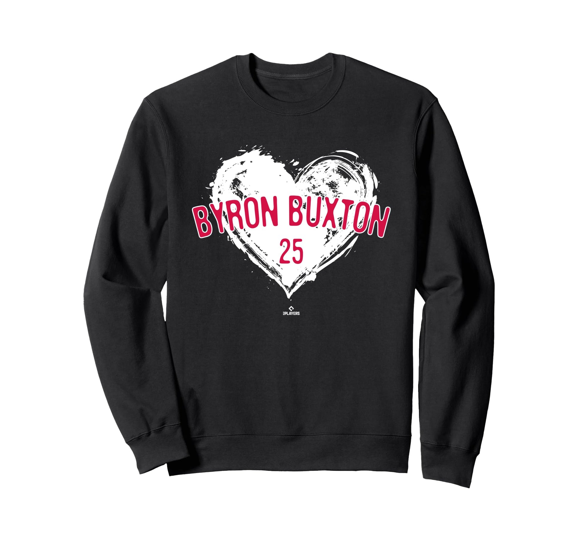 Distressed Heart Byron Buxton Sweatshirt - Fun Novelty Design Men Women - T-Shirt, Sweatshirt, Hoodie