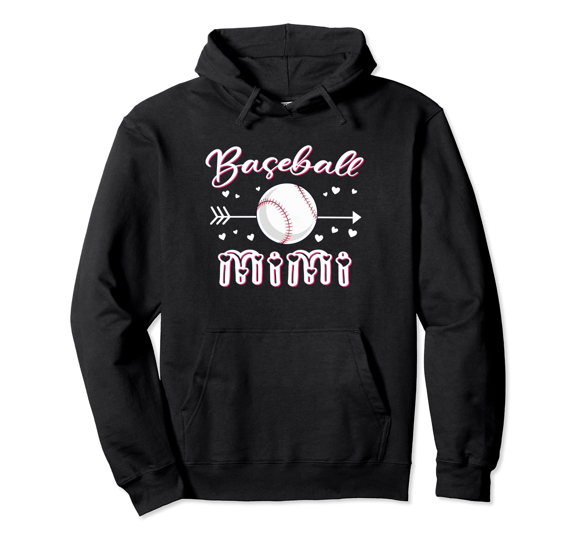 Baseball Mimi Baseball Sport Lover Hoodie - Novelty Apparel Unisex - T-Shirt, Sweatshirt, Hoodie