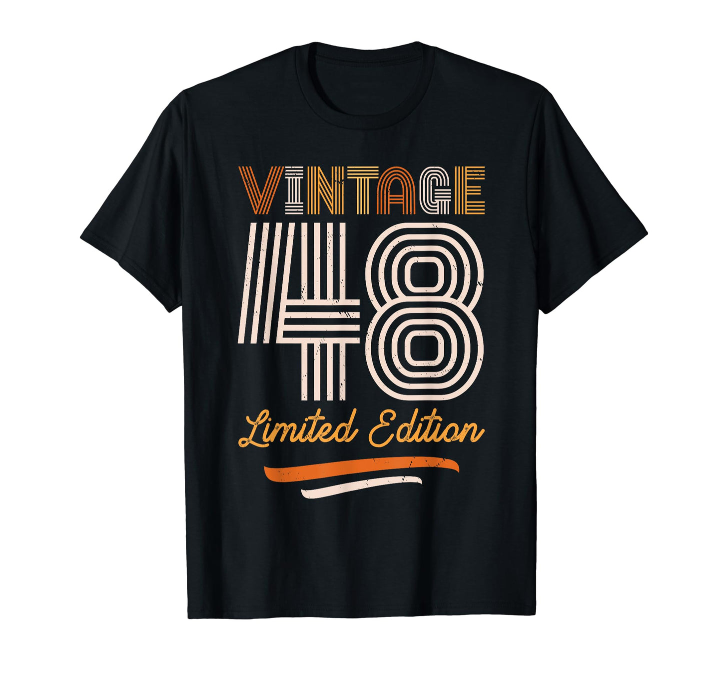 75Th Birthday 1948 Chest Stripes T-Shirt - Casual Everyday Wear Unisex - T-Shirt, Sweatshirt, Hoodie