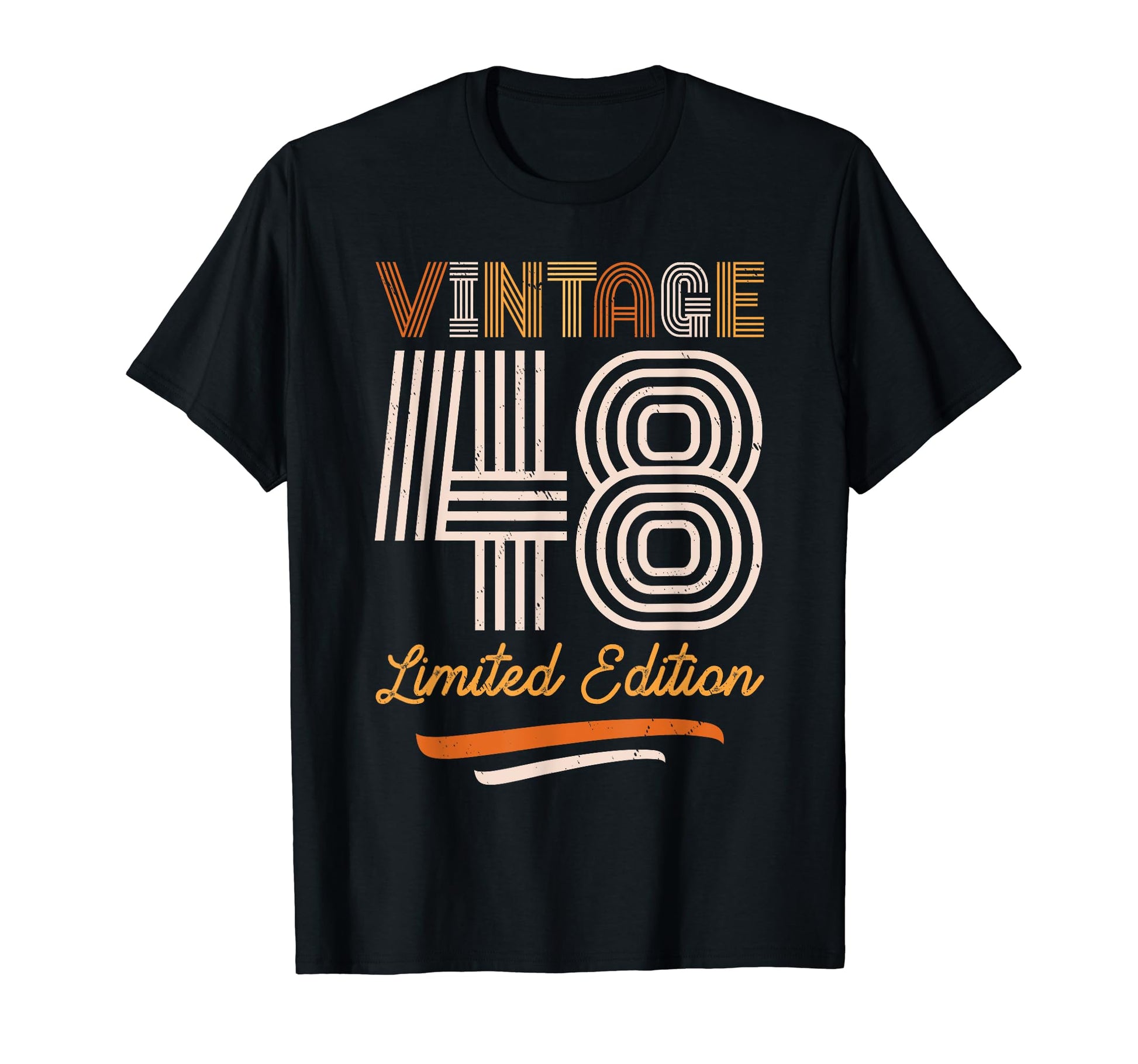 75Th Birthday 1948 Chest Stripes T-Shirt - Casual Everyday Wear Unisex - T-Shirt, Sweatshirt, Hoodie