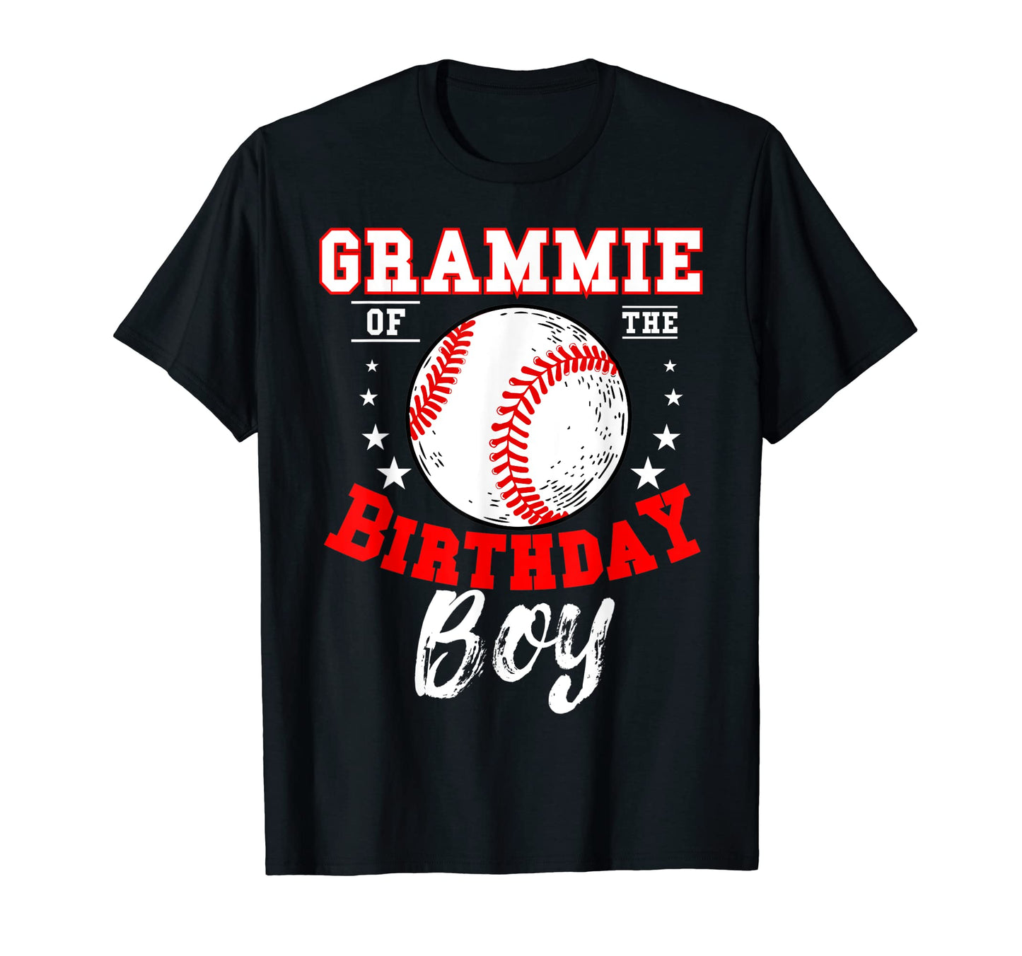 Grammie Birthday Baseball Theme T-Shirt - Casual Everyday Wear Men Women - T-Shirt, Sweatshirt, Hoodie
