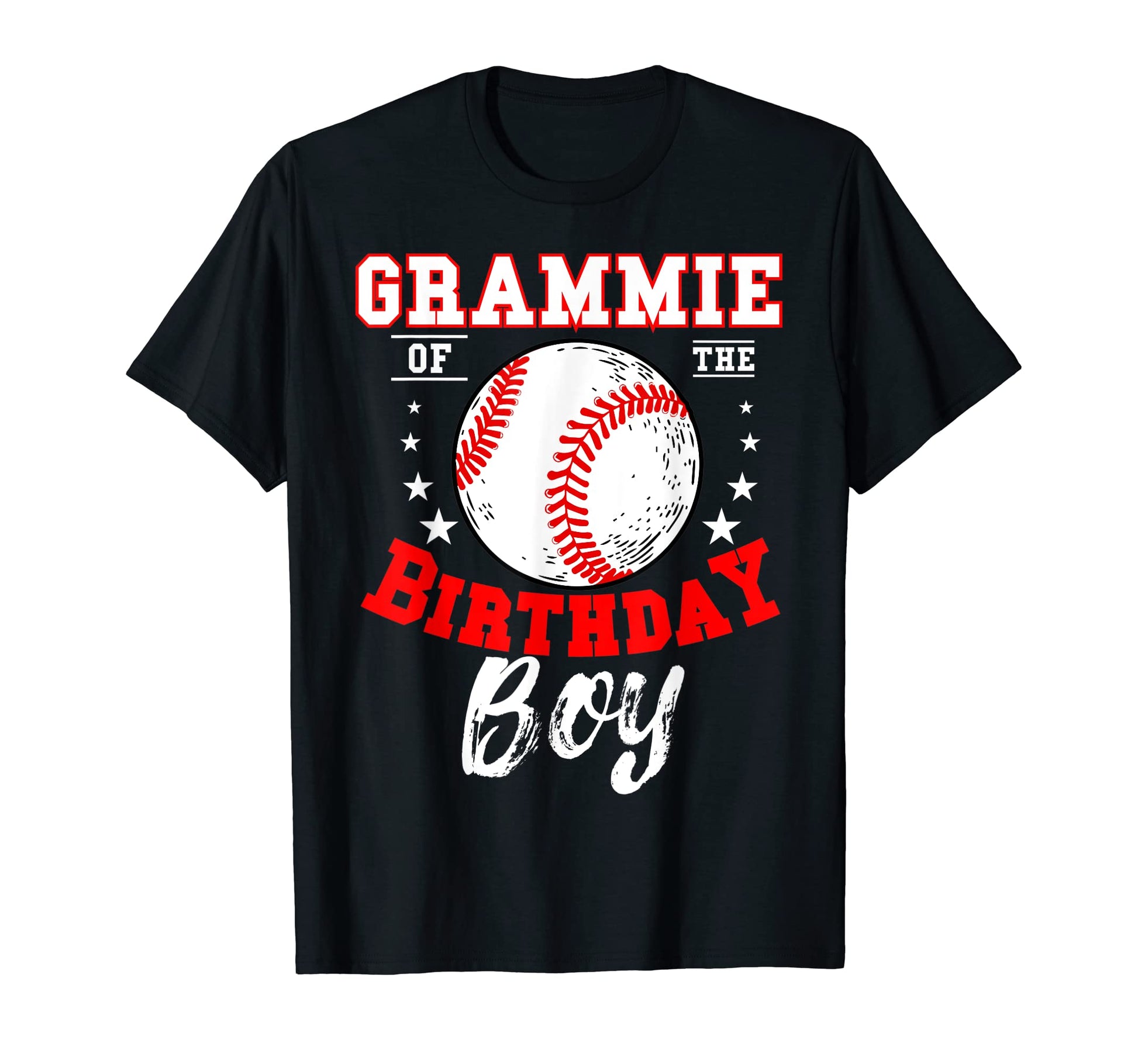 Grammie Birthday Baseball Theme T-Shirt - Casual Everyday Wear Men Women - T-Shirt, Sweatshirt, Hoodie