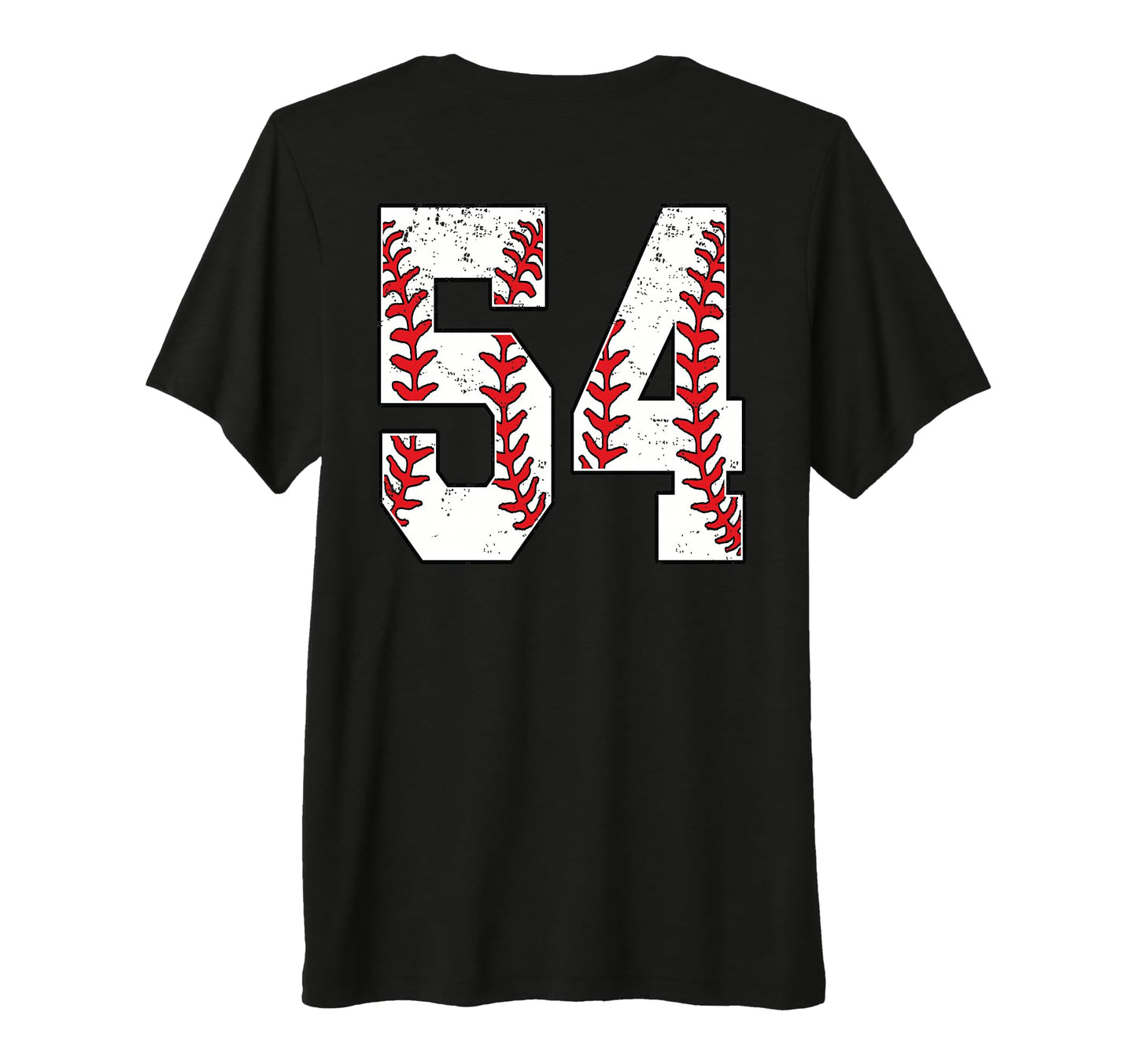 Number 54 Baseball Jersey Number T-Shirt - Casual Everyday Wear Men Women - T-Shirt, Sweatshirt, Hoodie