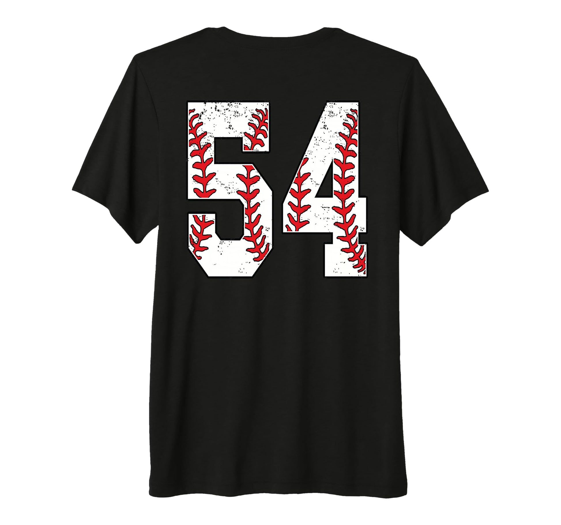 Number 54 Baseball Jersey Number T-Shirt - Casual Everyday Wear Men Women - T-Shirt, Sweatshirt, Hoodie