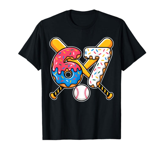Baseball Drip Number 67 Player 67Th T-Shirt - Unique Graphic Unisex - T-Shirt, Sweatshirt, Hoodie