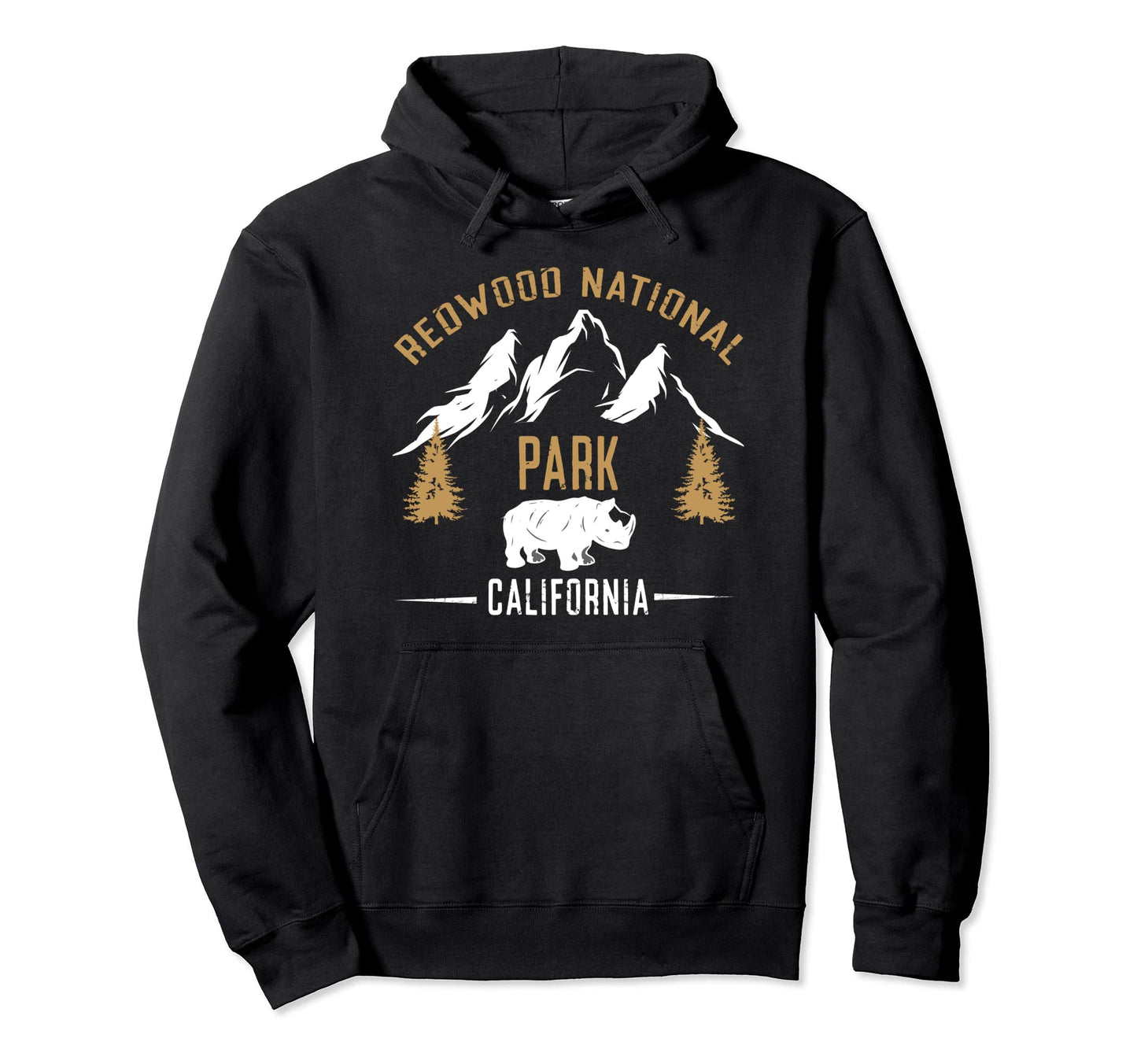 Redwood National Park Outdoor Camping Hoodie - Custom Art Print Men Women - T-Shirt, Sweatshirt, Hoodie