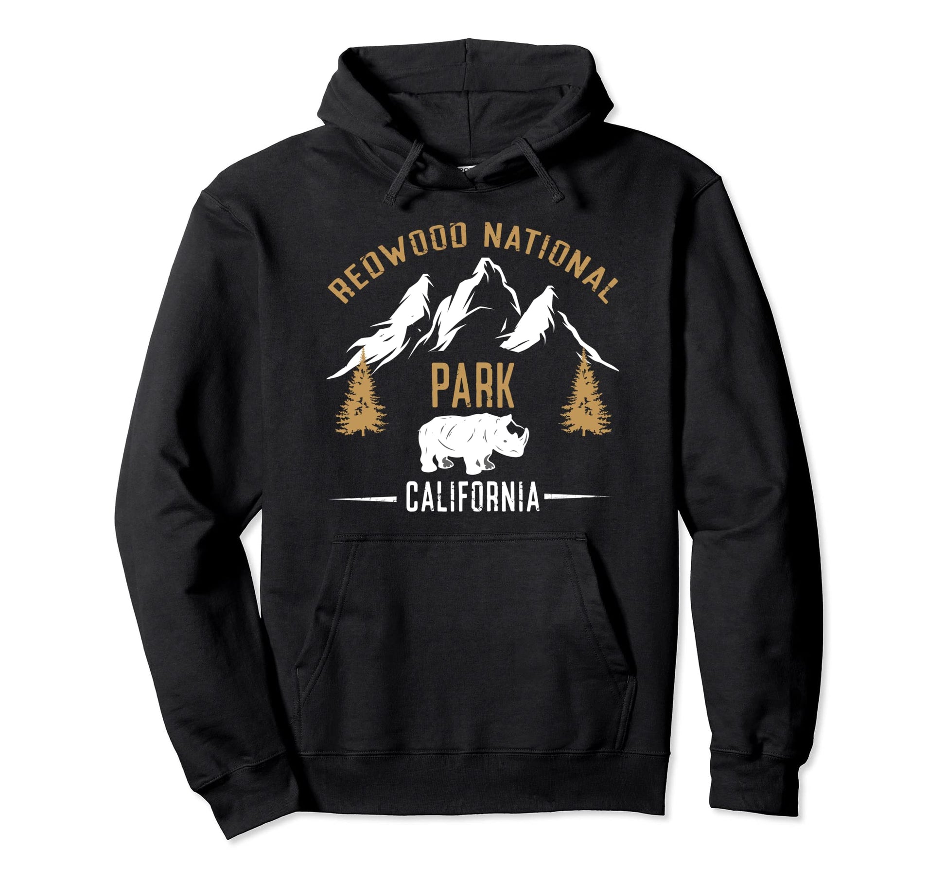 Redwood National Park Outdoor Camping Hoodie - Custom Art Print Men Women - T-Shirt, Sweatshirt, Hoodie