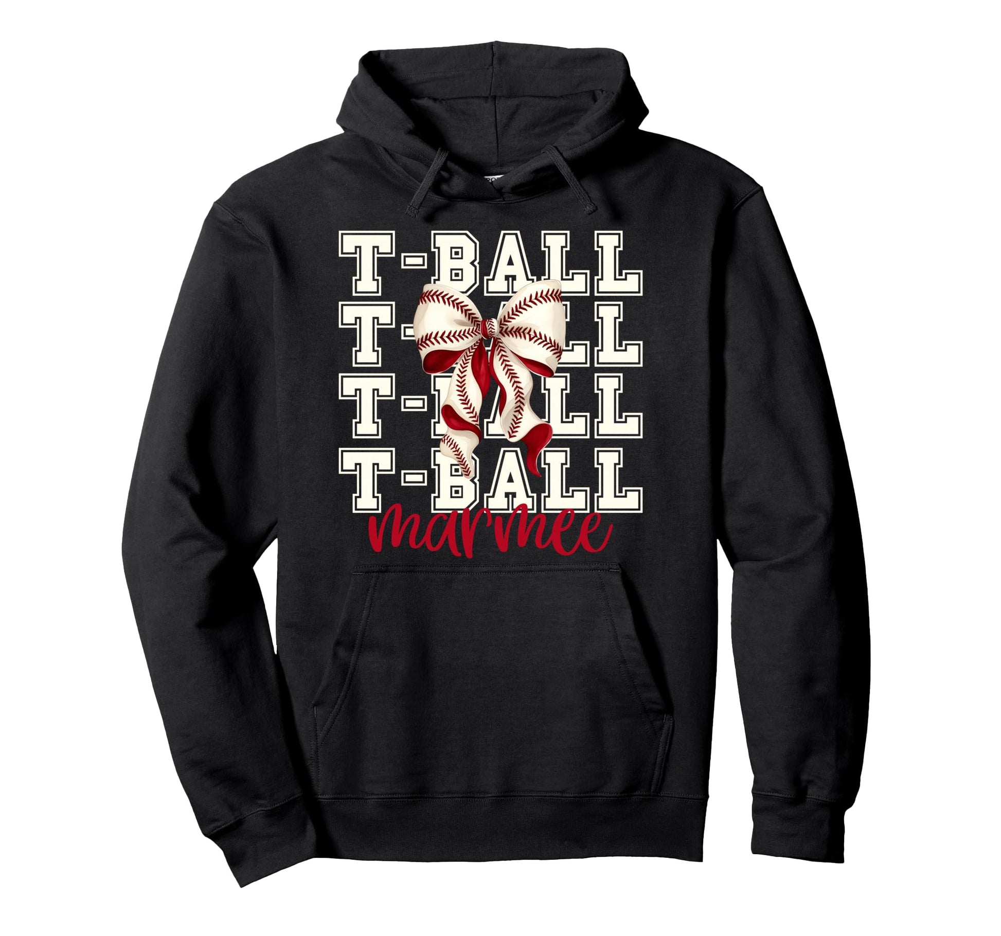Tball Marmee Teeball T Ball Coquette Hoodie - Unique Graphic Unisex - T-Shirt, Sweatshirt, Hoodie