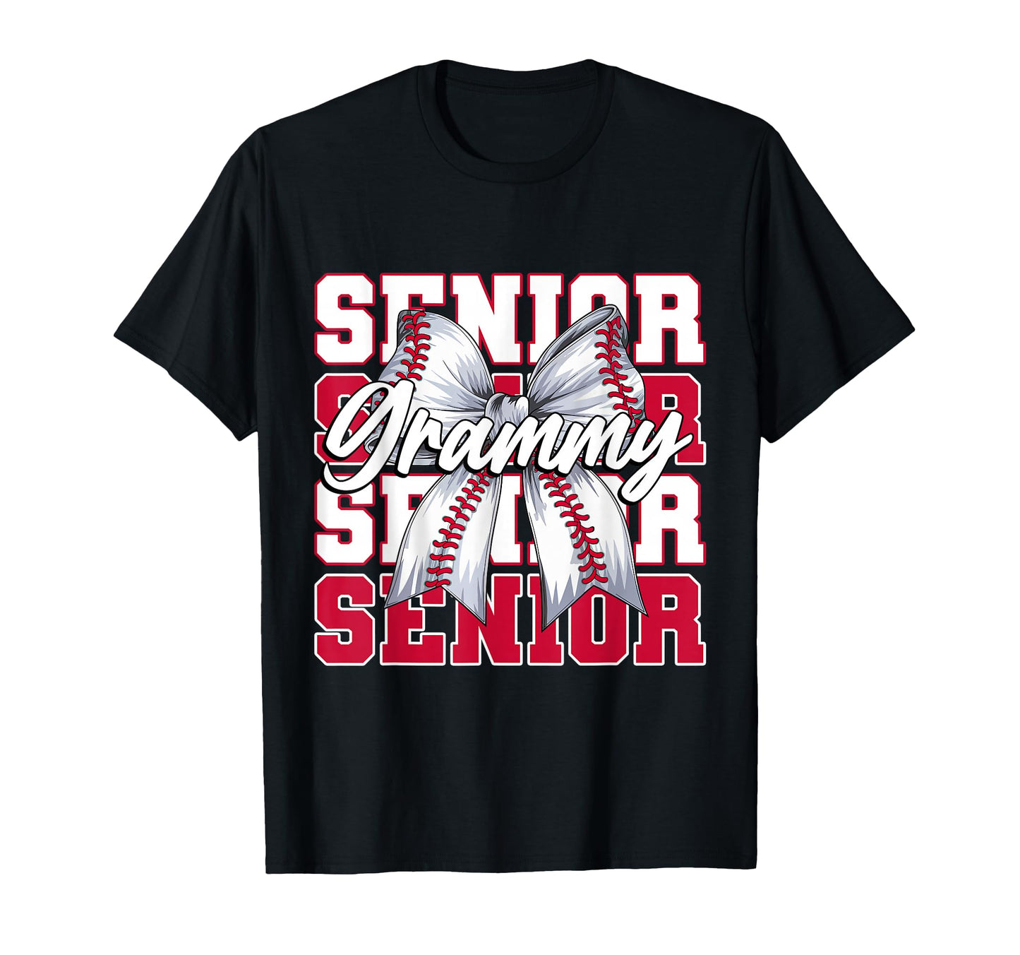 Baseball Grammy Senior 2026 Coquette T-Shirt - Novelty Apparel for Adults - T-Shirt, Sweatshirt, Hoodie