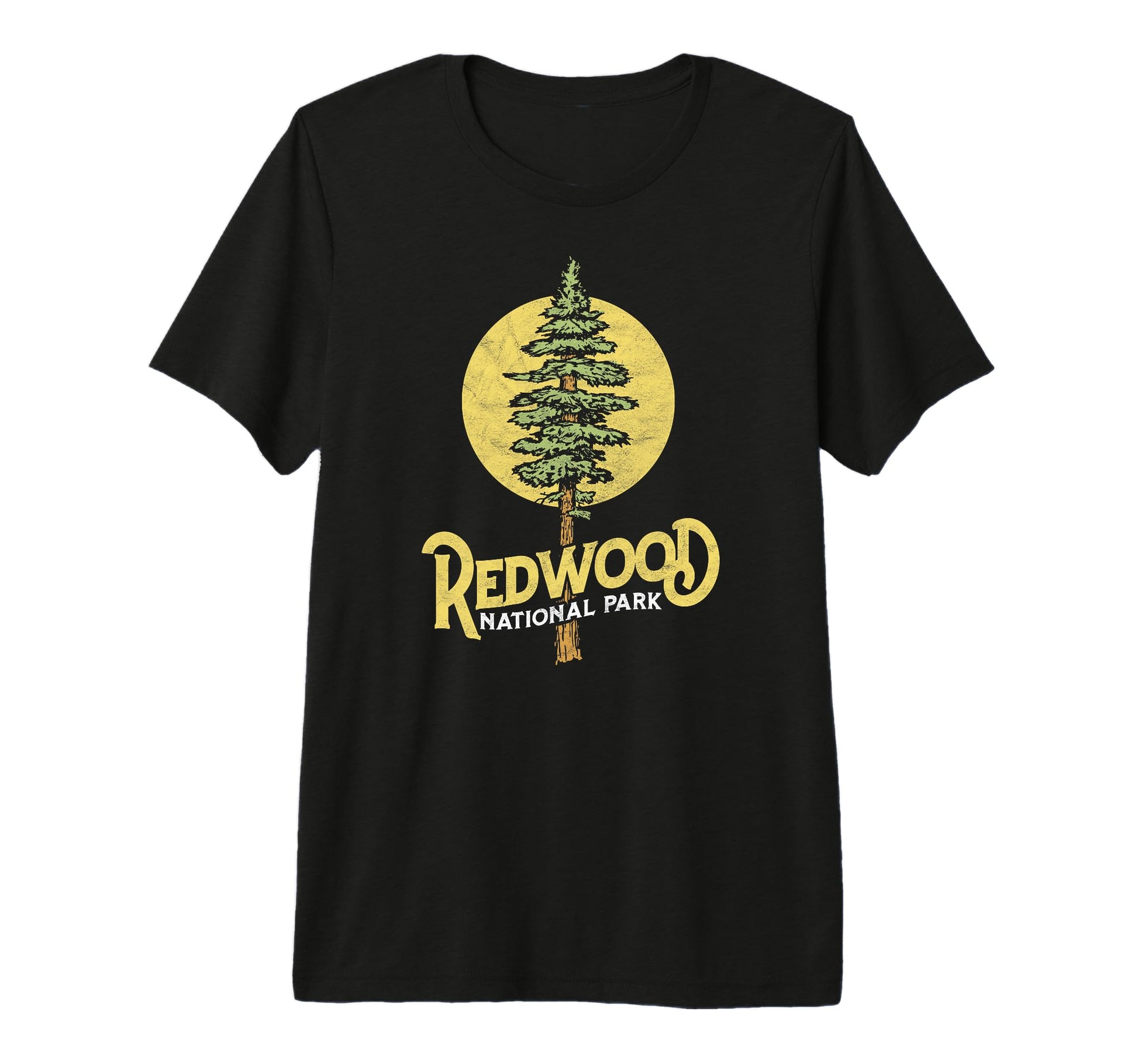 Redwood National Park Vibe Distressed T-Shirt - Unique Graphic Men Women - T-Shirt, Sweatshirt, Hoodie