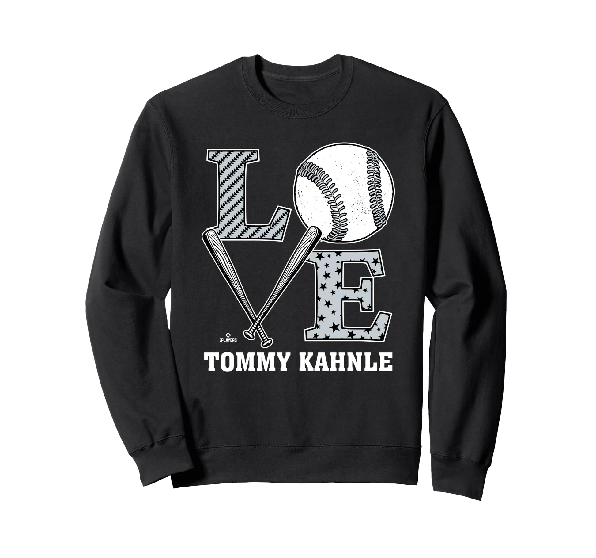Distressed Baseball Love Tommy Sweatshirt - Fun Novelty Design Men Women - T-Shirt, Sweatshirt, Hoodie