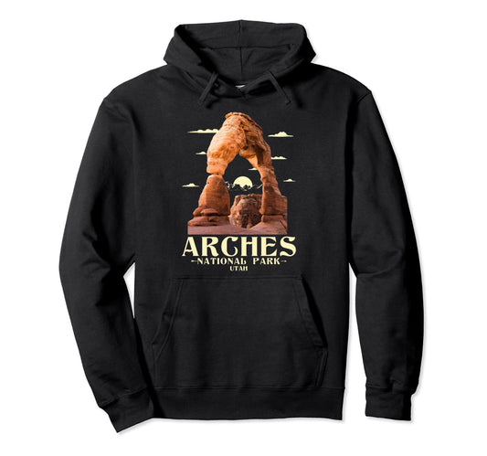 Arches National Park Hiking Camping Hoodie - Casual Everyday Wear Unisex - T-Shirt, Sweatshirt, Hoodie