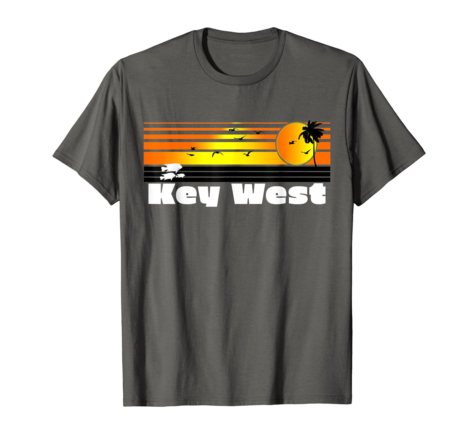 Key West Florida Souvenir Gift T-Shirt - Custom Art Print Men Women - T-Shirt, Sweatshirt, Hoodie