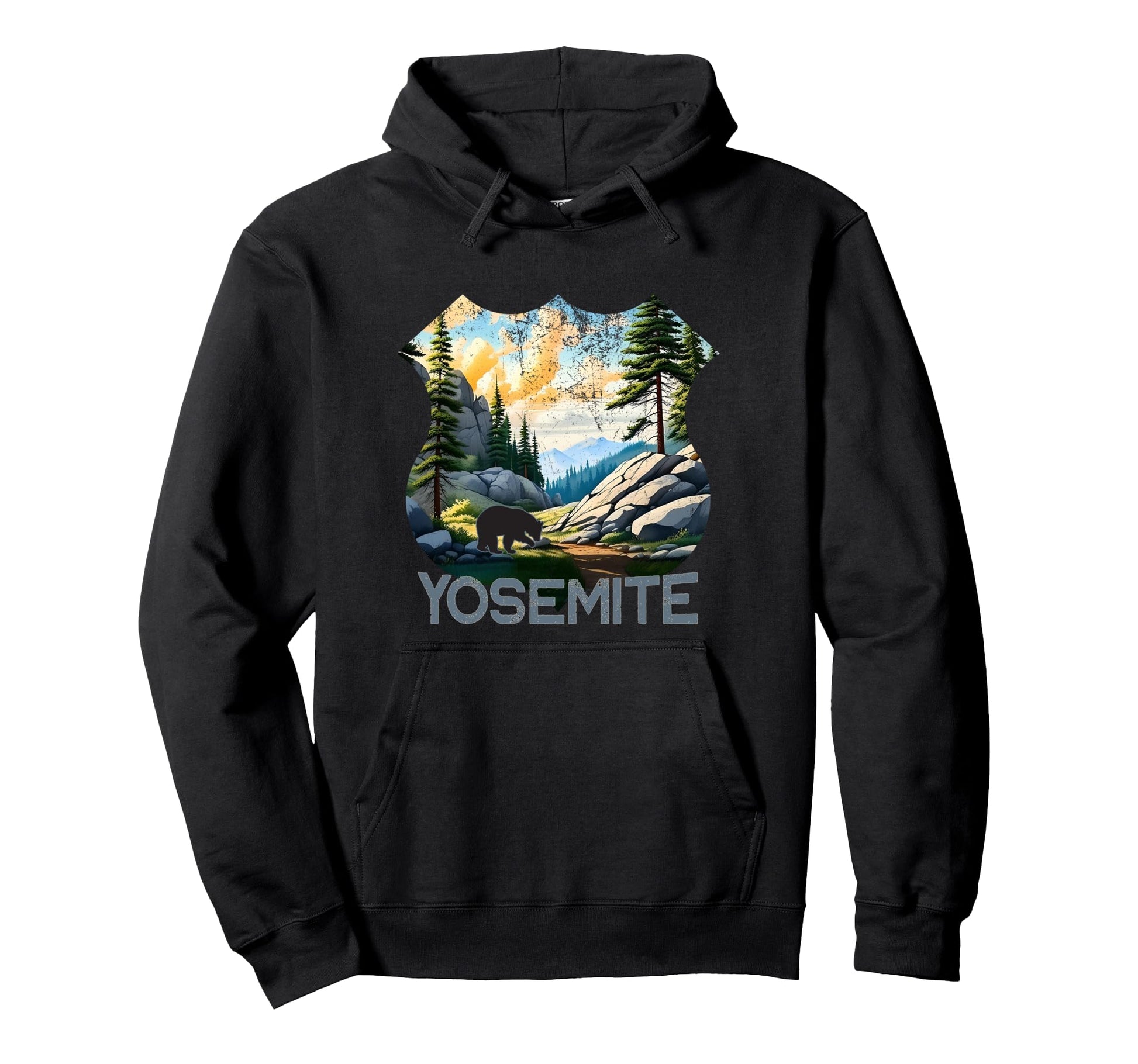 Yosemite California National Park Hoodie - Trendy Graphic Men Women - T-Shirt, Sweatshirt, Hoodie