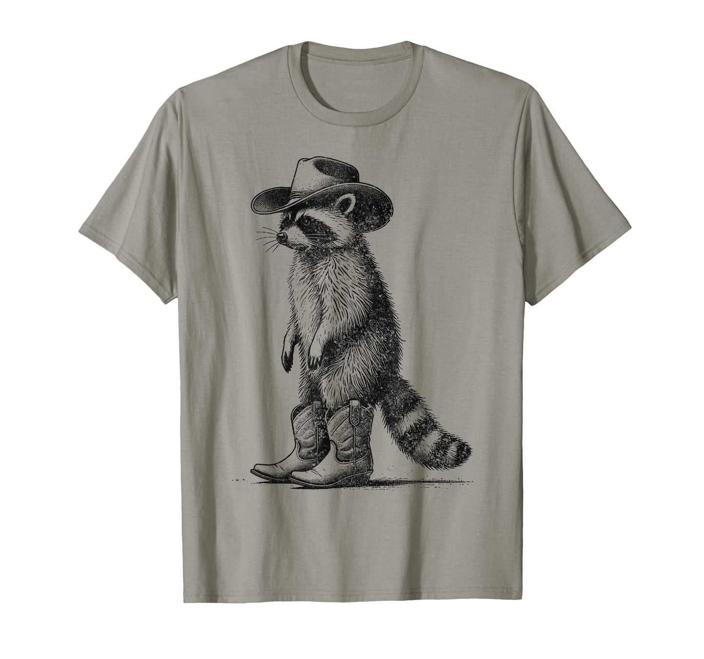 Raccoon Cowboy Cowgirl Western Country T-Shirt - Streetwear Style Men Women - T-Shirt, Sweatshirt, Hoodie