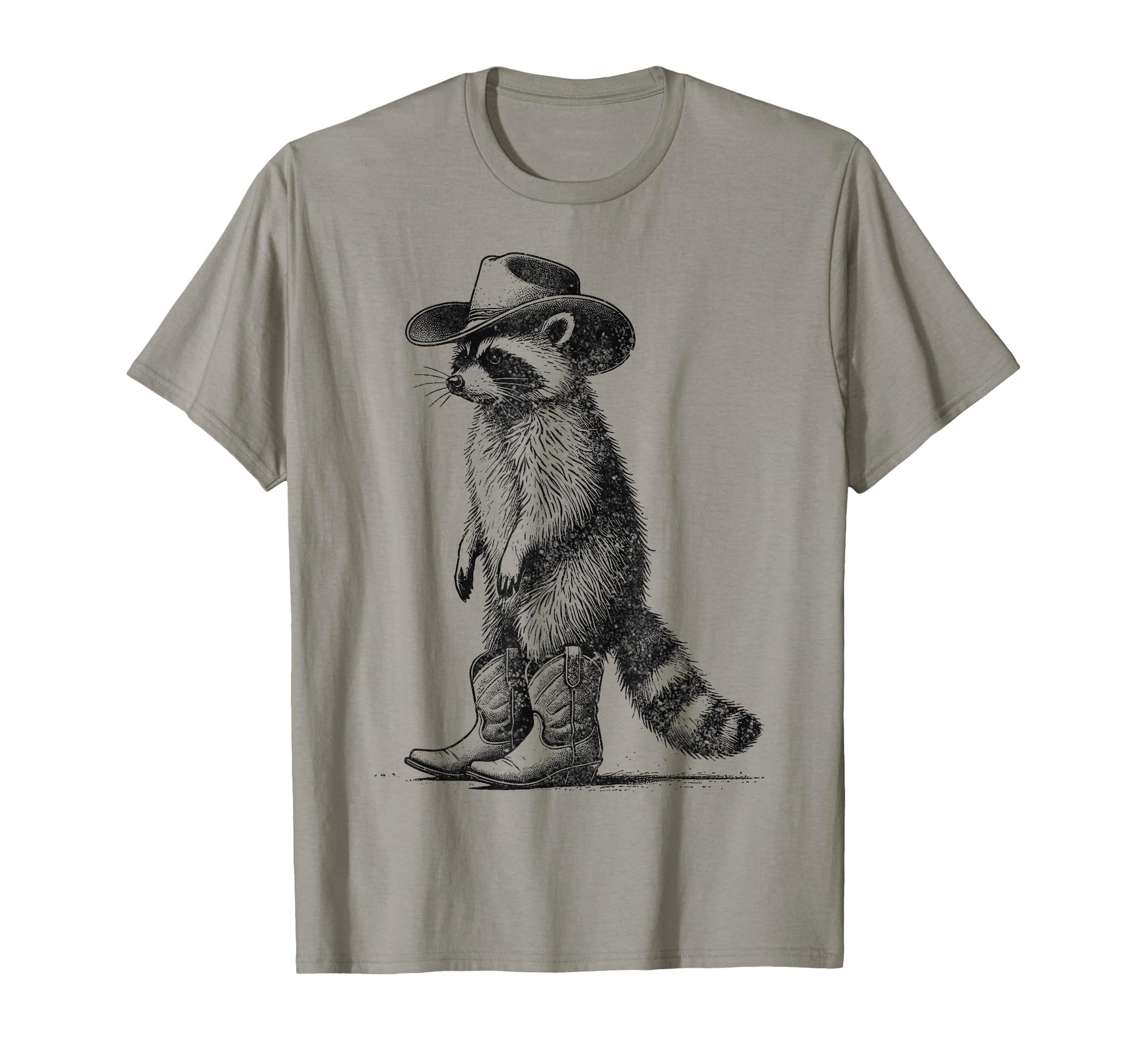 Raccoon Cowboy Cowgirl Western Country T-Shirt - Streetwear Style Men Women - T-Shirt, Sweatshirt, Hoodie