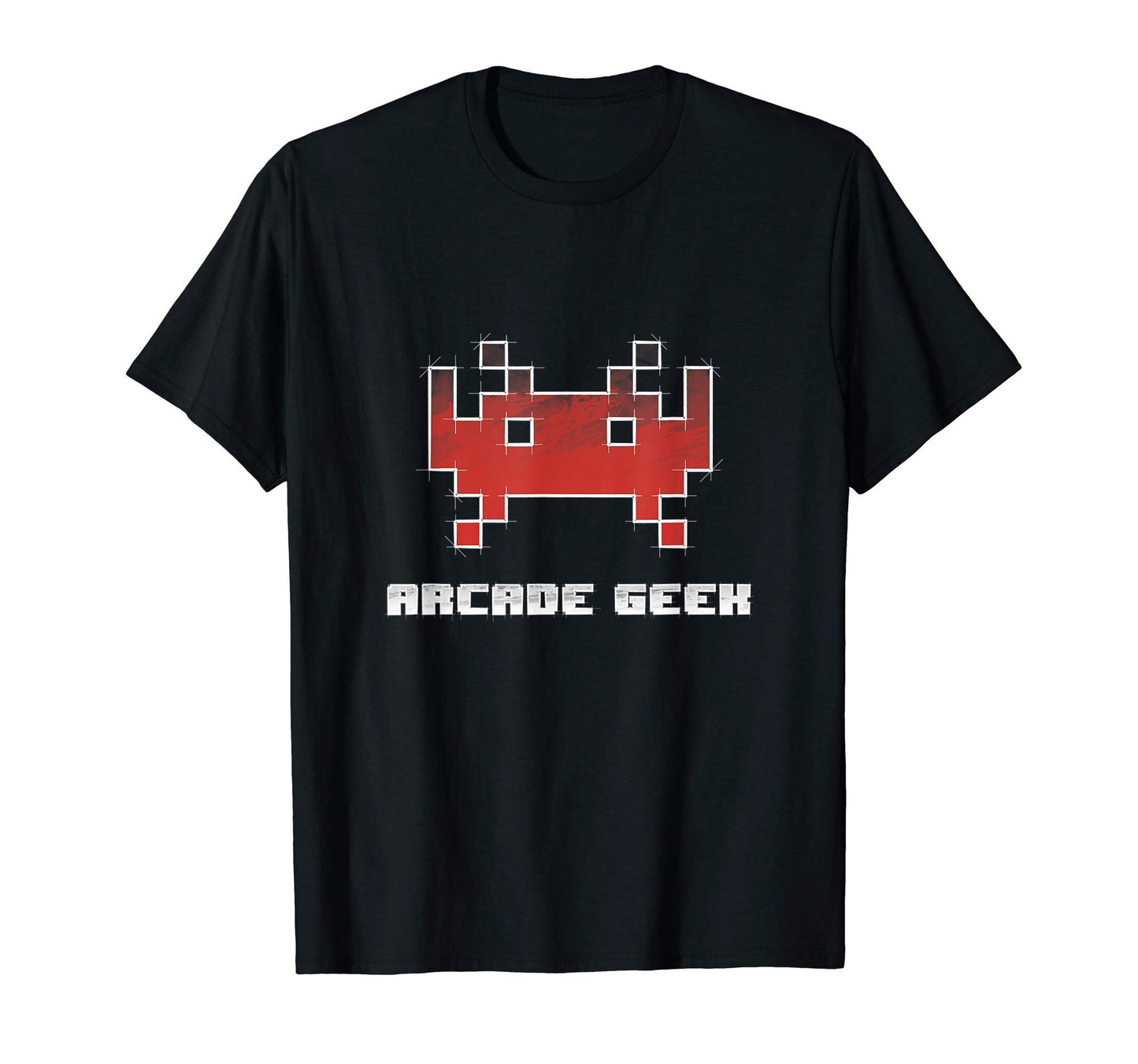 Arcade Geek Gamer Gaming 80S Pixels T-Shirt - Trendy Graphic for Adults - T-Shirt, Sweatshirt, Hoodie
