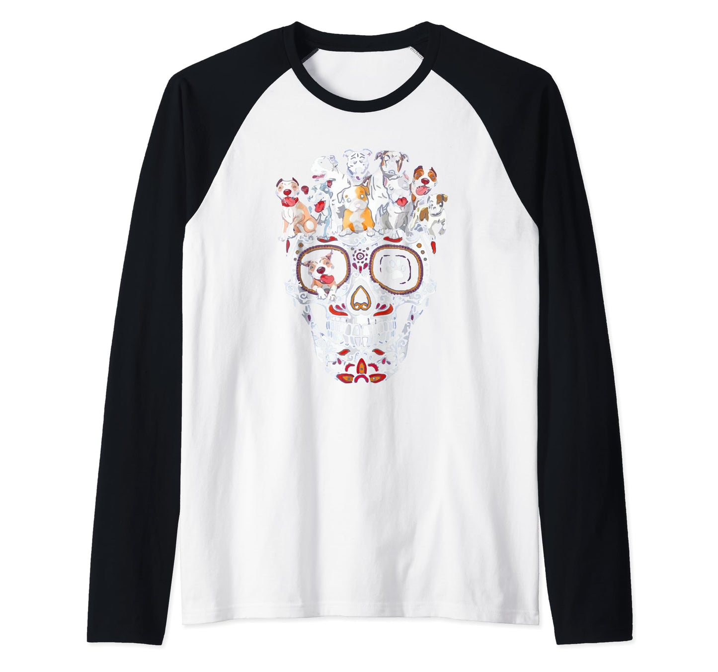 Pitbull Puppies Skull Skeleton Dog Hoodie - Minimalist Print Men Women - T-Shirt, Sweatshirt, Hoodie