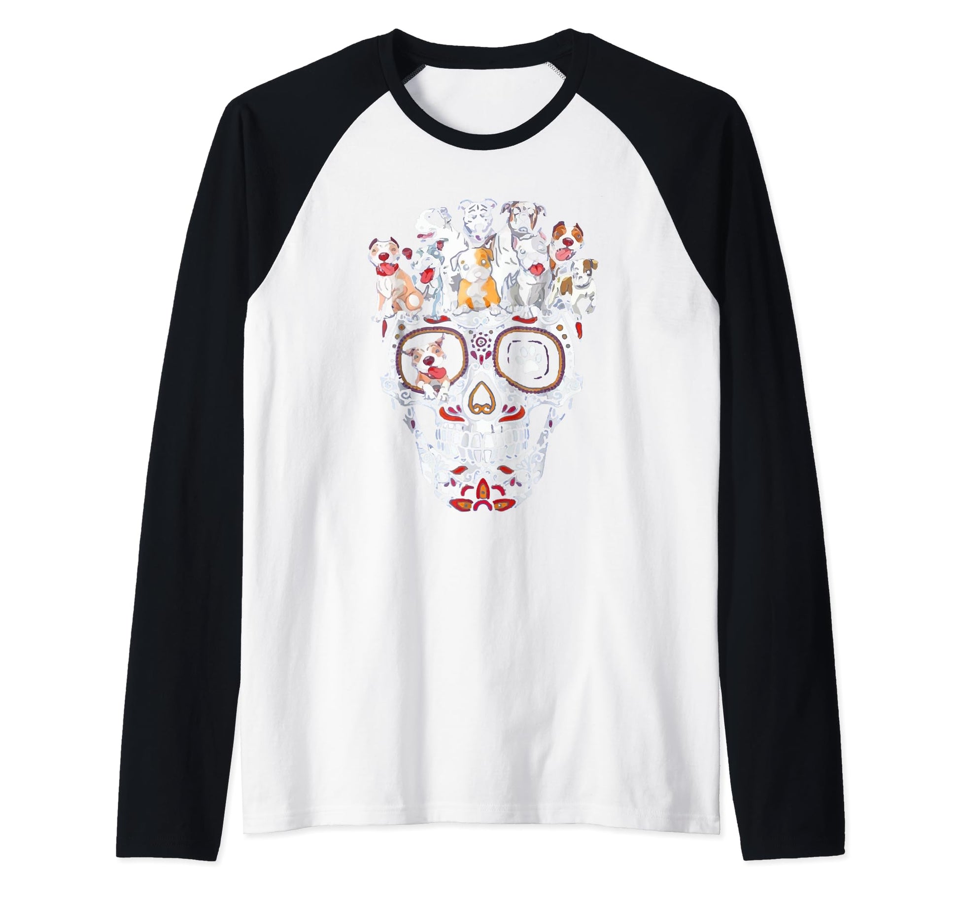 Pitbull Puppies Skull Skeleton Dog Hoodie - Minimalist Print Men Women - T-Shirt, Sweatshirt, Hoodie