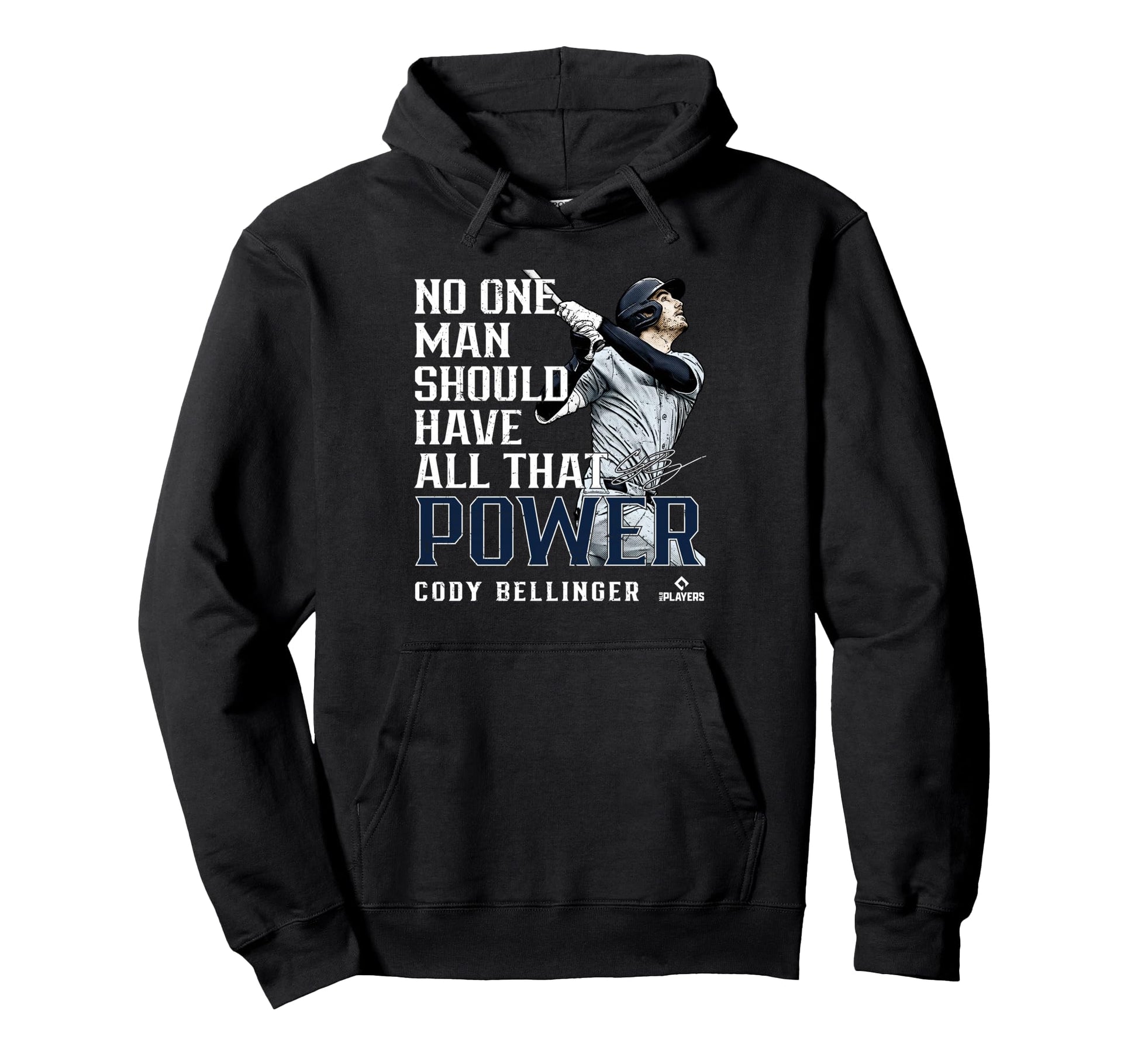 Cody Bellinger Power New York Baseball Hoodie - Trendy Graphic for Adults - T-Shirt, Sweatshirt, Hoodie