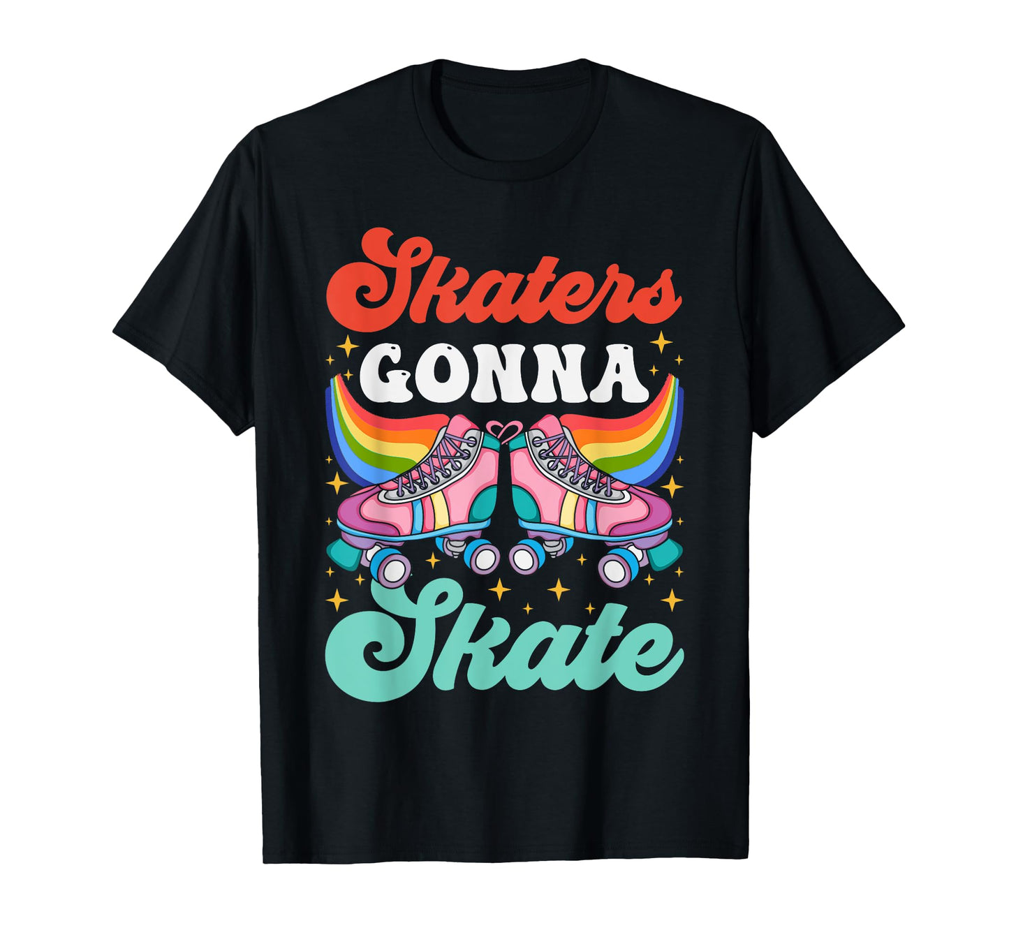 Roller Skating Skate 1970S Skaters T-Shirt - Trendy Graphic for Adults - T-Shirt, Sweatshirt, Hoodie