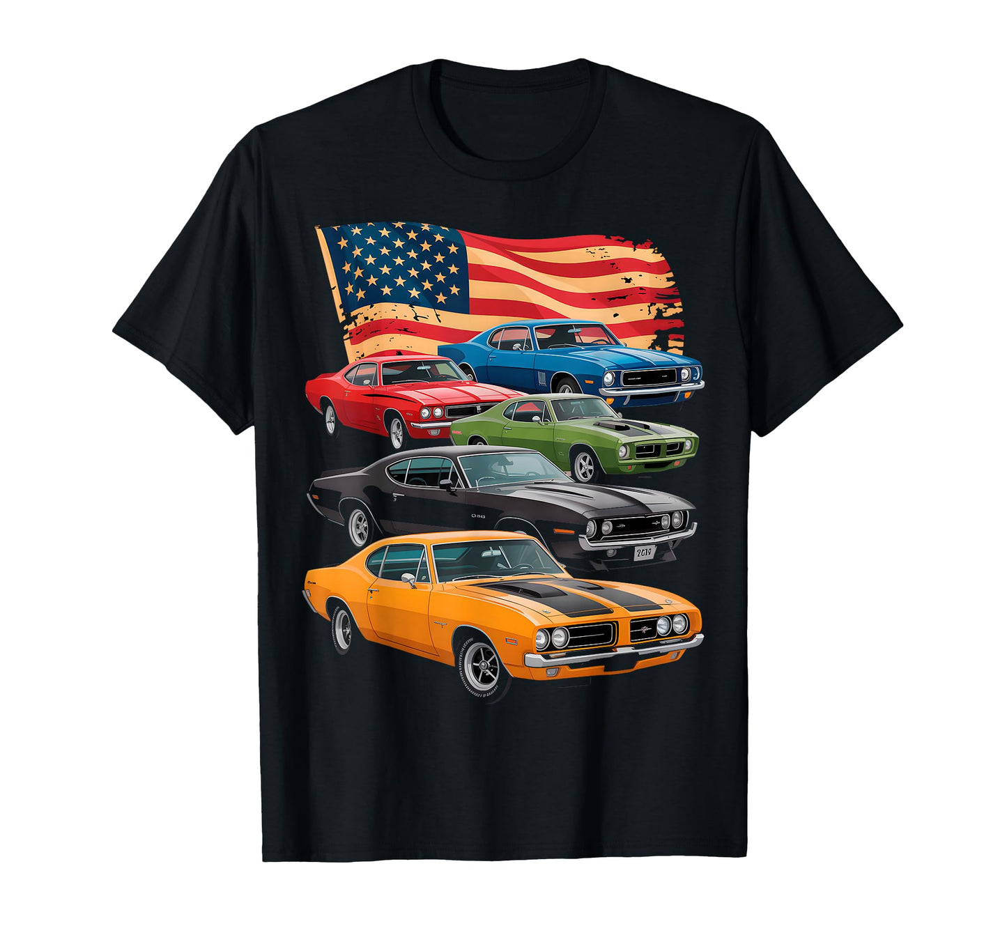 Muscle Cars T-Shirt - Streetwear Style Men Women - T-Shirt, Sweatshirt, Hoodie