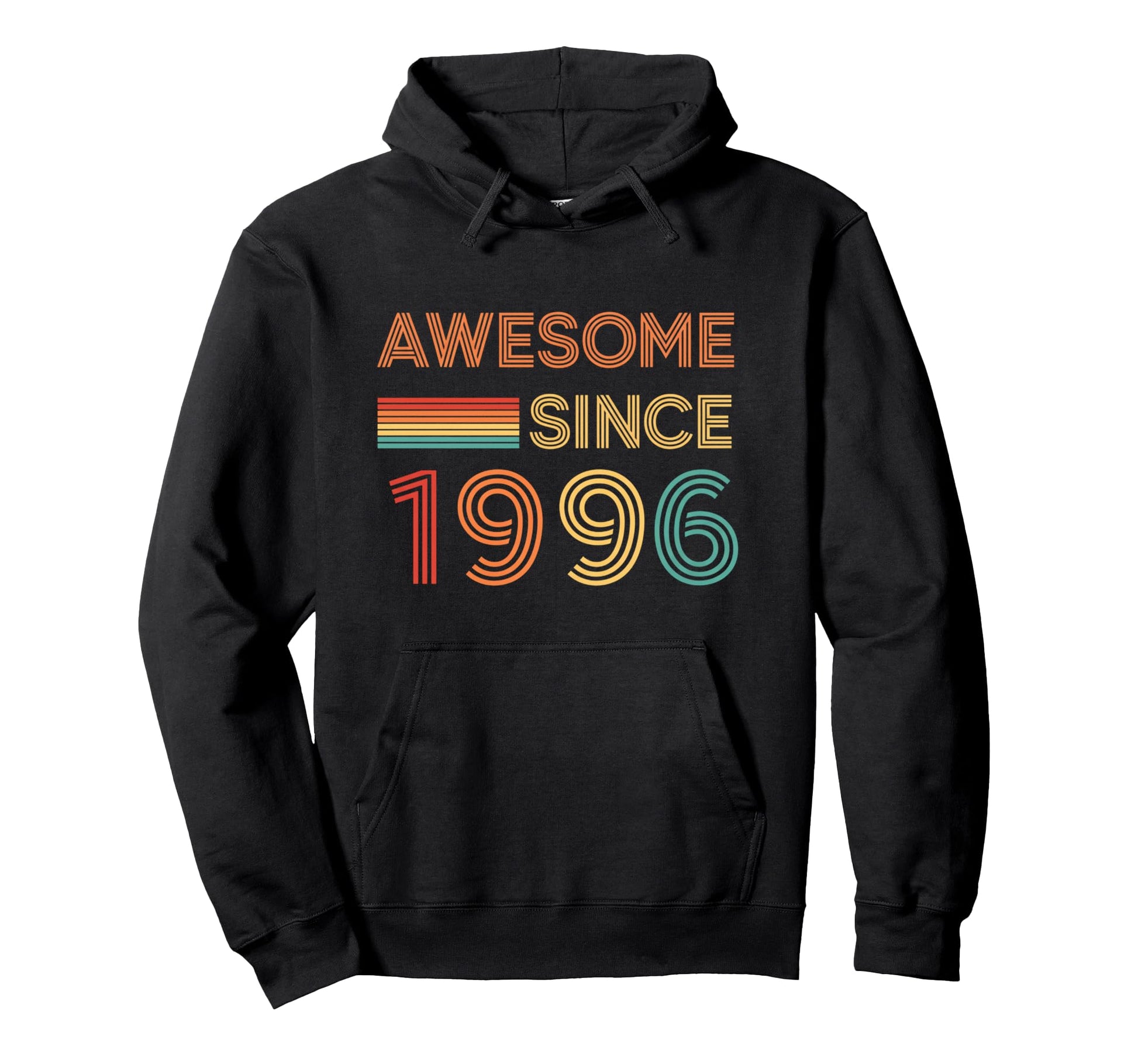 Awesome Since 1996 Birthday Years Hoodie - Fun Novelty Design Men Women - T-Shirt, Sweatshirt, Hoodie