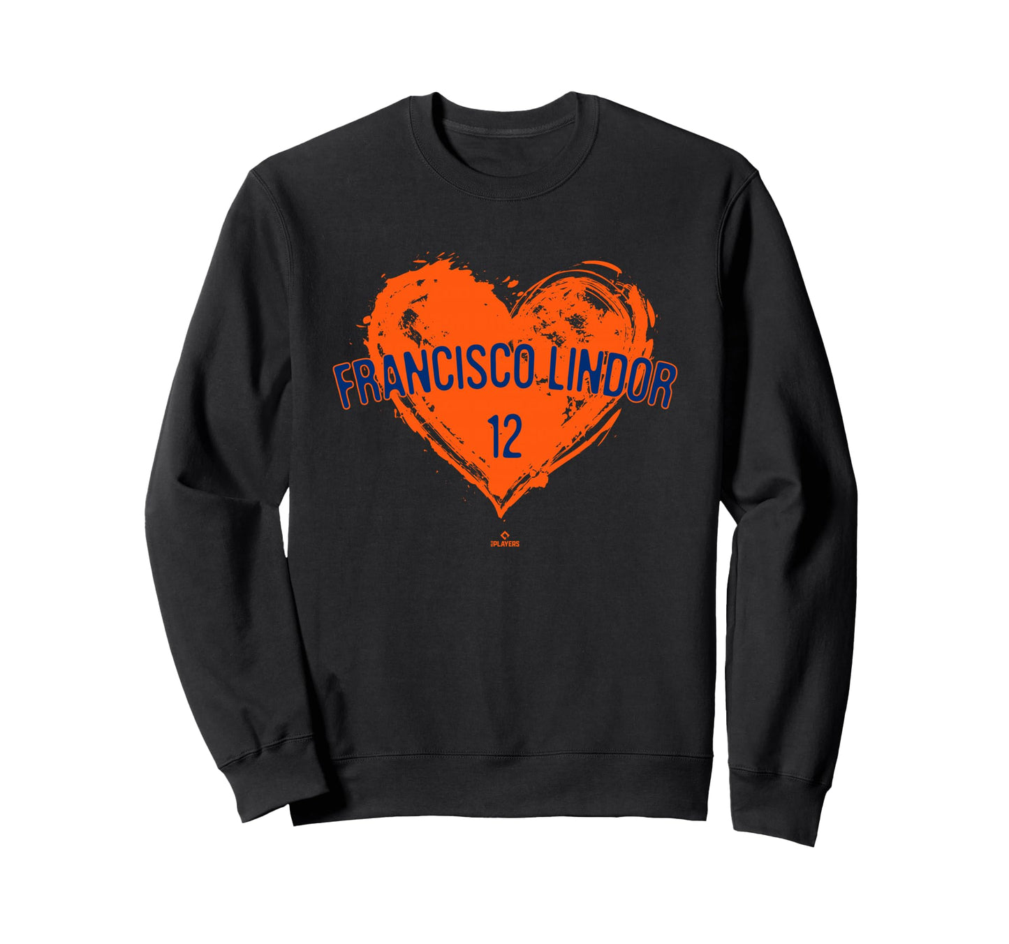 Distressed Heart Francisco Lindor Sweatshirt - Streetwear Style for Adults - T-Shirt, Sweatshirt, Hoodie