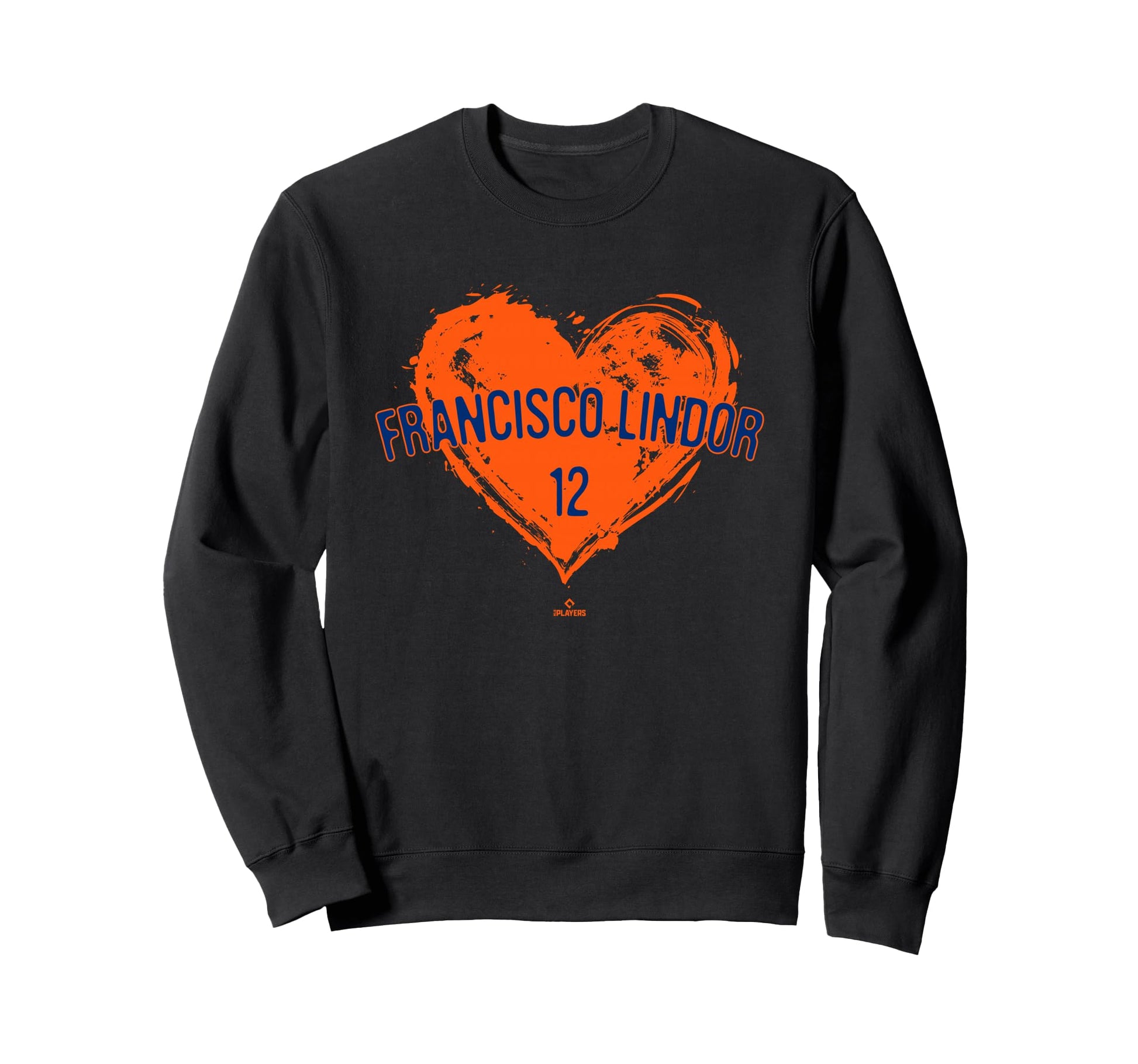 Distressed Heart Francisco Lindor Sweatshirt - Streetwear Style for Adults - T-Shirt, Sweatshirt, Hoodie
