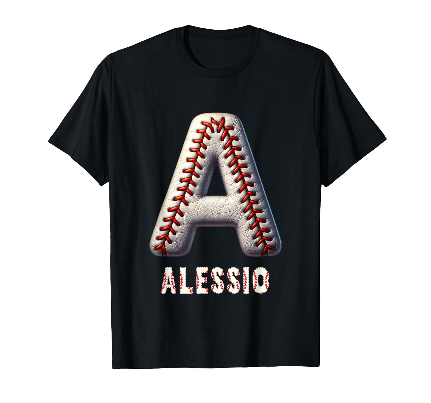 Baseball Home Run Alex Initial Letter T-Shirt - Unique Graphic for Adults - T-Shirt, Sweatshirt, Hoodie