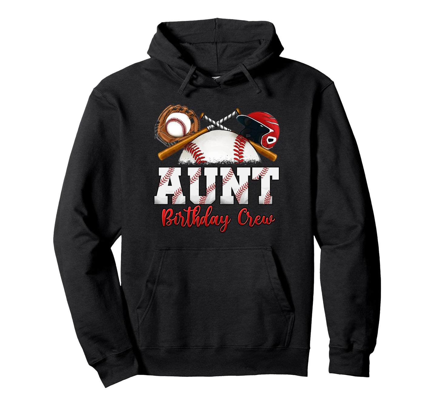 Baseball Birthday Party Sports Family Hoodie - Minimalist Print Unisex - T-Shirt, Sweatshirt, Hoodie