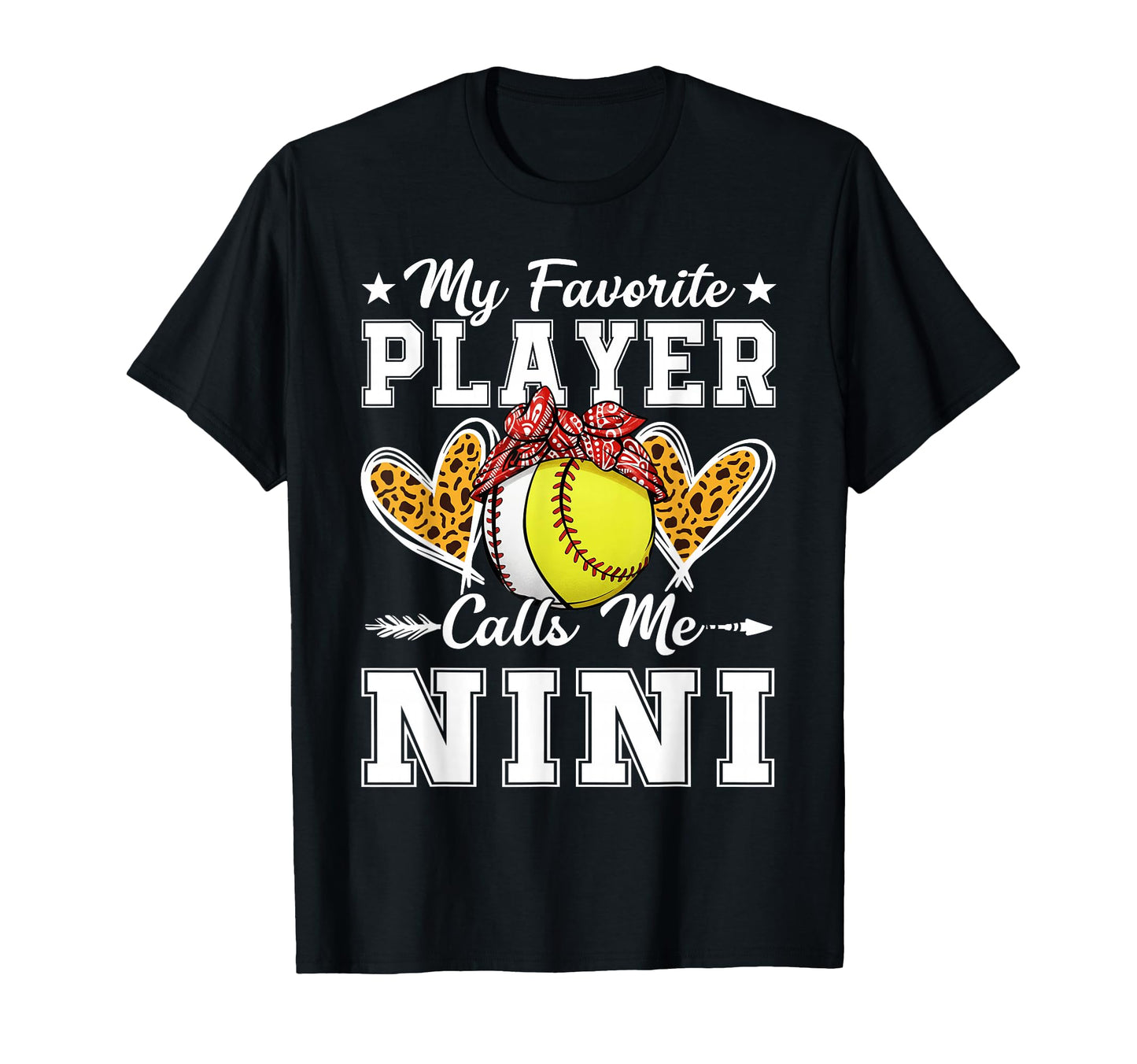 My Favorite Player Calls Me Nini T-Shirt - Trendy Graphic for Adults - T-Shirt, Sweatshirt, Hoodie