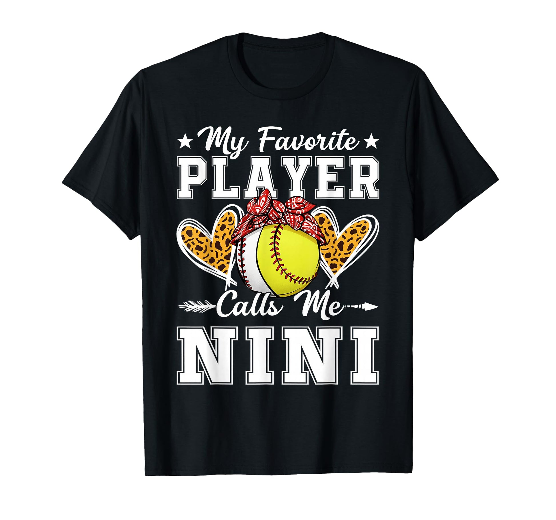 My Favorite Player Calls Me Nini T-Shirt - Trendy Graphic for Adults - T-Shirt, Sweatshirt, Hoodie