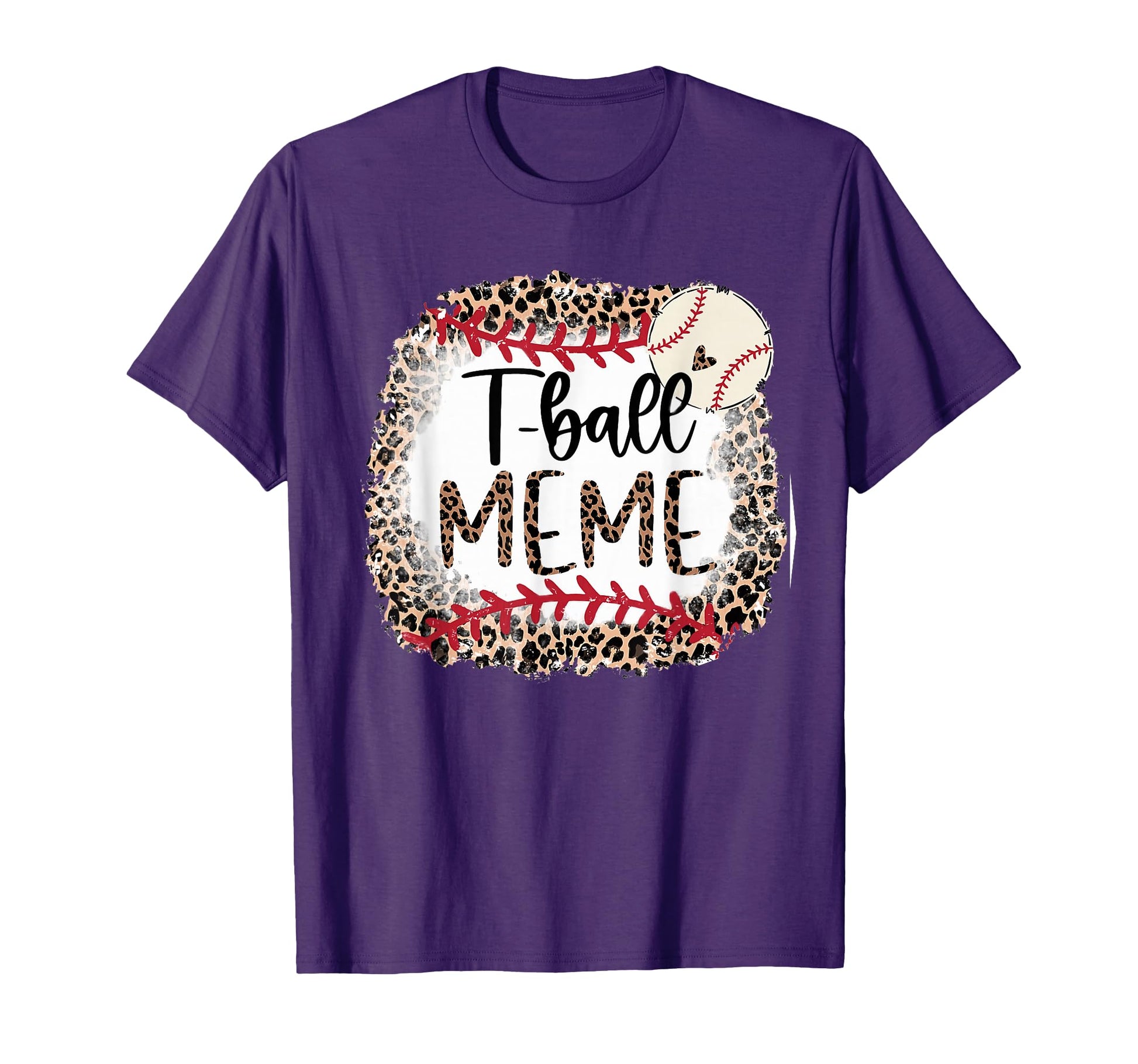 Leopard T Ball Meme T Ball Mama T-Shirt - Aesthetic Graphic Unisex - T-Shirt, Sweatshirt, Hoodie