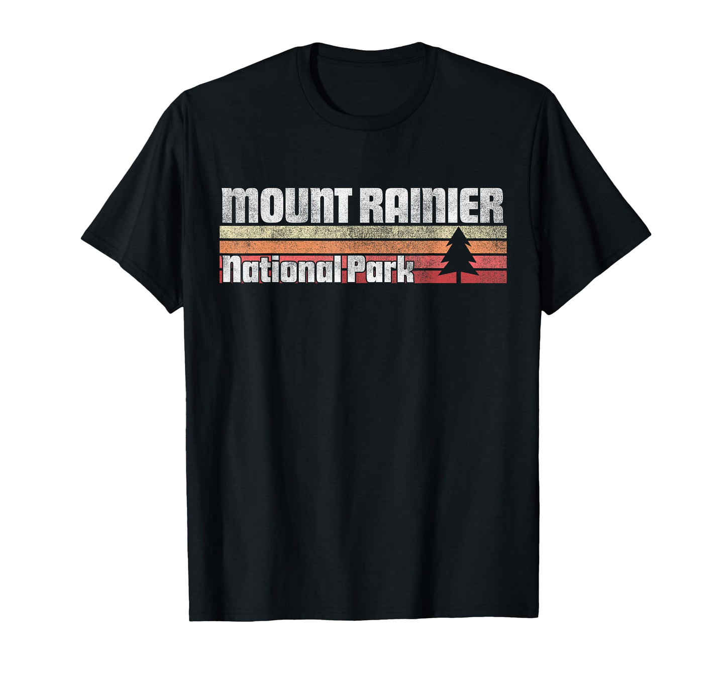 Mount Rainier National Park 70S 80S 90S T-Shirt - Novelty Apparel Men Women - T-Shirt, Sweatshirt, Hoodie