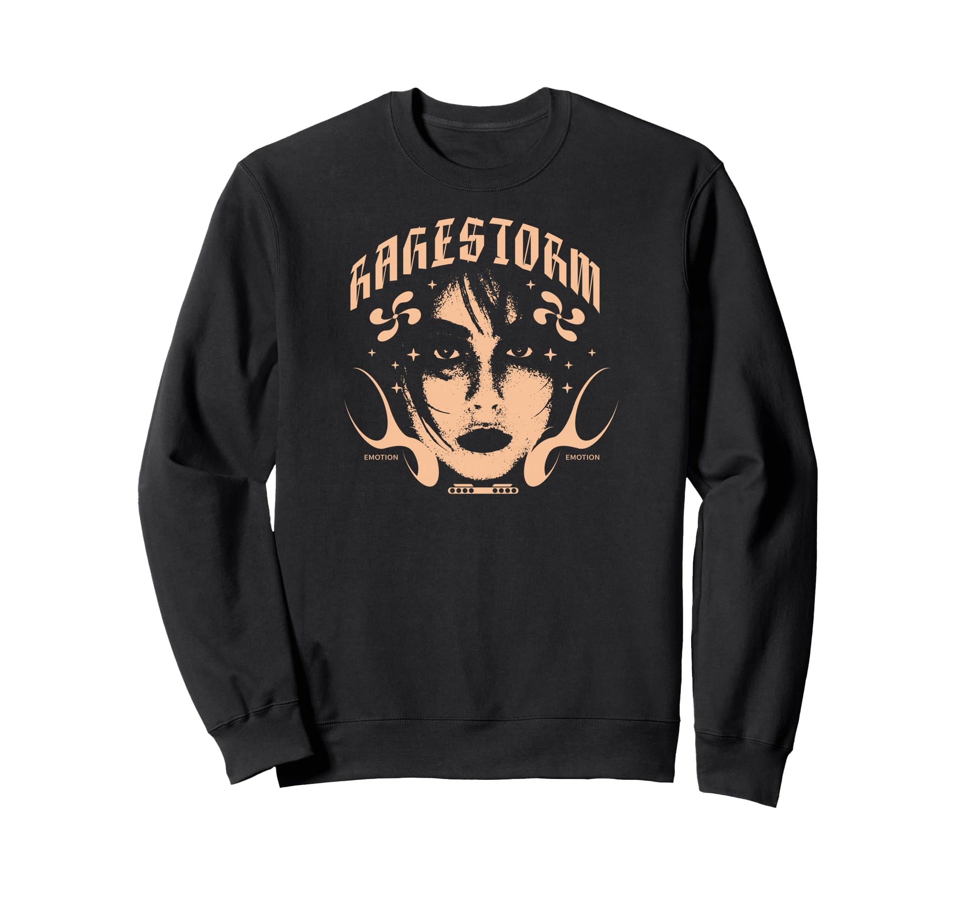 Y2K Ragestorm Bold Urban Sweatshirt - Casual Everyday Wear Men Women - T-Shirt, Sweatshirt, Hoodie
