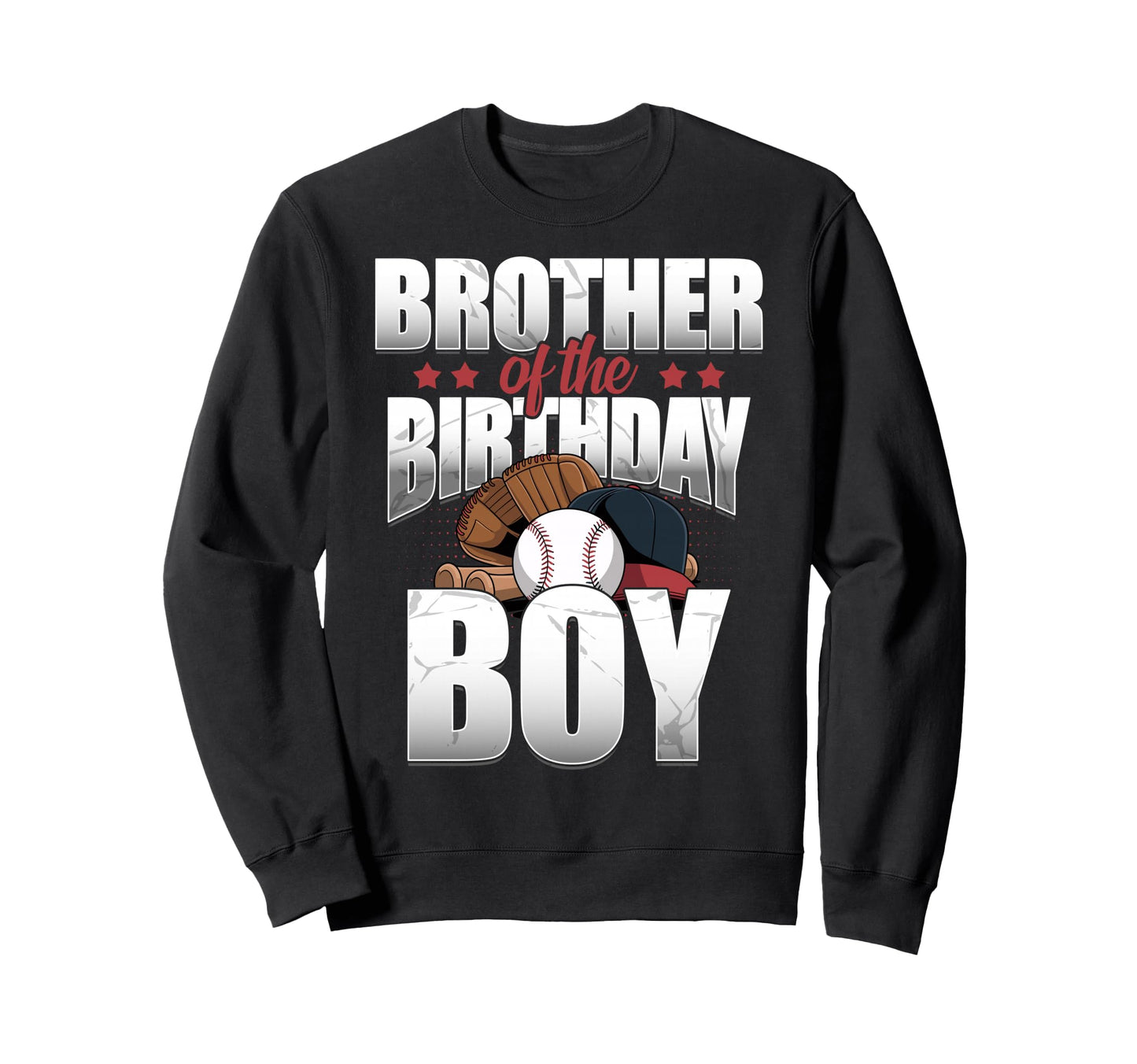 Brother Birthday Matching Baseball Sweatshirt - Minimalist Print Unisex - T-Shirt, Sweatshirt, Hoodie