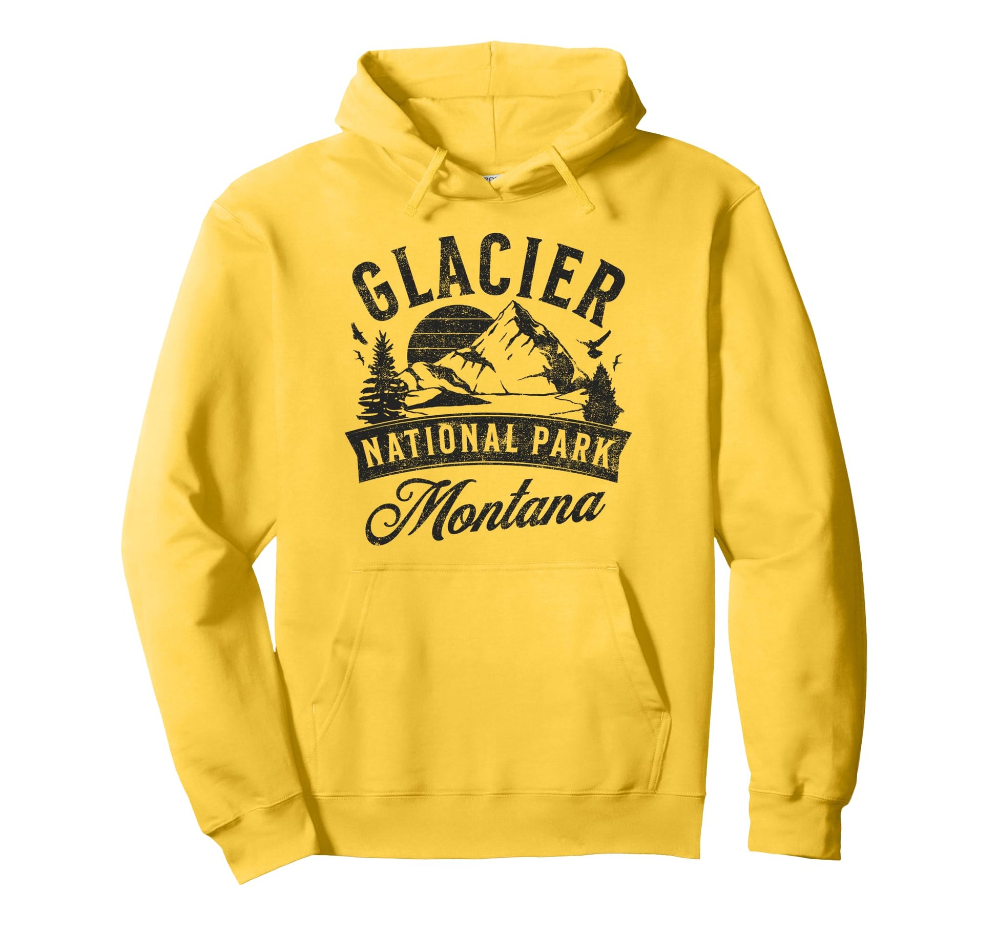 Glacier National Park Montana Usa T-Shirt - Unique Graphic for Adults - T-Shirt, Sweatshirt, Hoodie