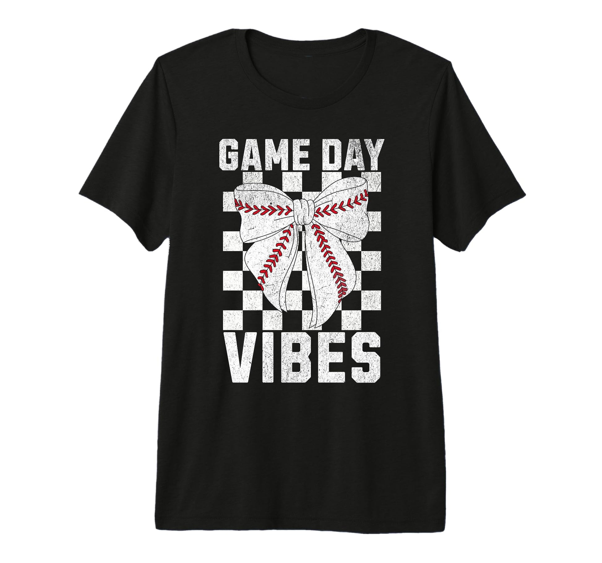 Game Day Vibes Coquette Bow Baseball T-Shirt - Aesthetic Graphic Men Women - T-Shirt, Sweatshirt, Hoodie