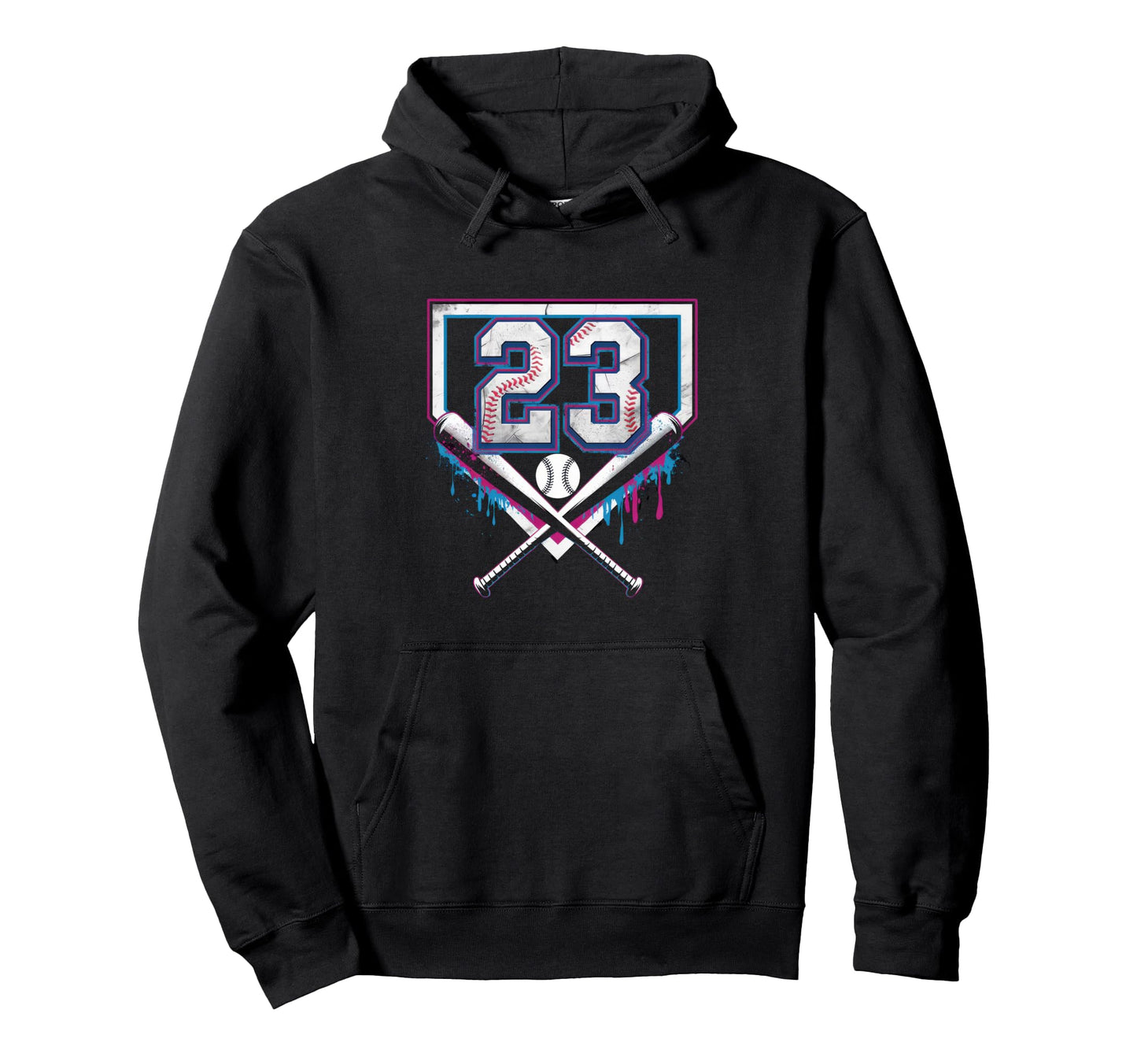 Sprinkle 23Th Birthday Baseball Home Hoodie - Aesthetic Graphic for Adults - T-Shirt, Sweatshirt, Hoodie