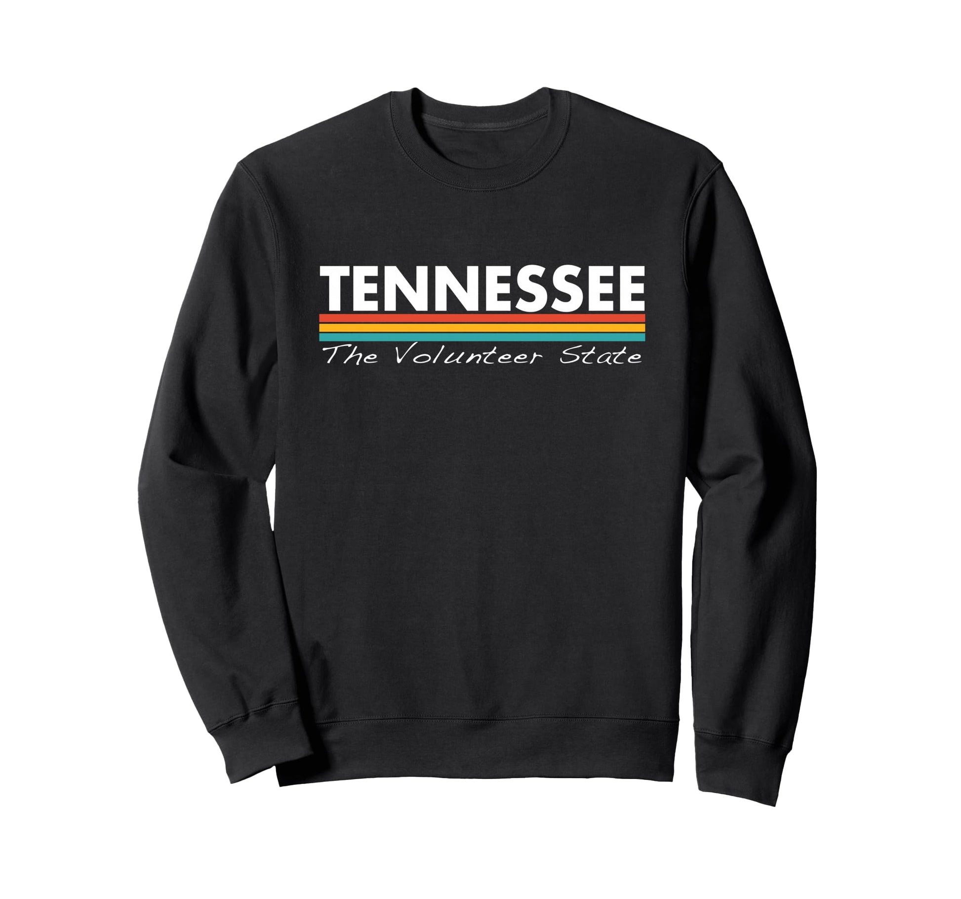 Tennessee Stripes Throwback Sweatshirt - Custom Art Print for Adults - T-Shirt, Sweatshirt, Hoodie