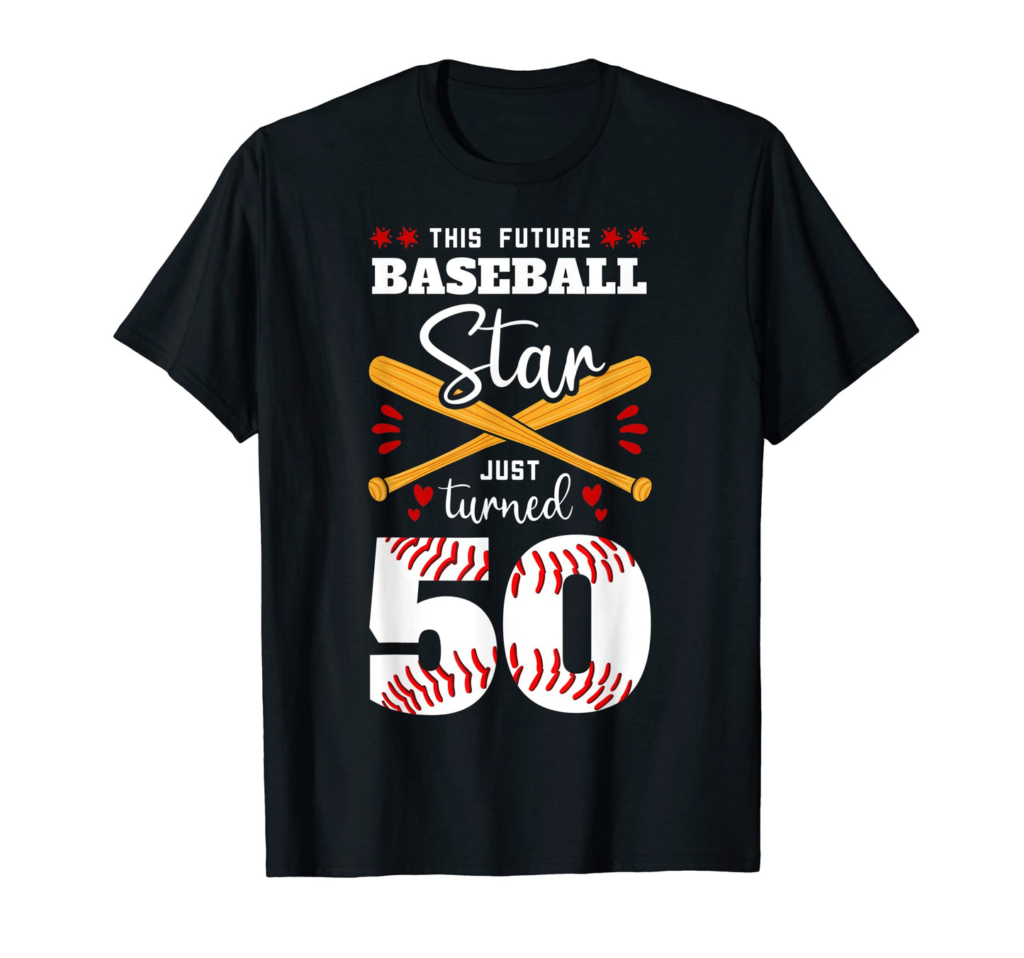 This Future Baseball Star Just Turned T-Shirt - Fun Novelty Design Unisex - T-Shirt, Sweatshirt, Hoodie