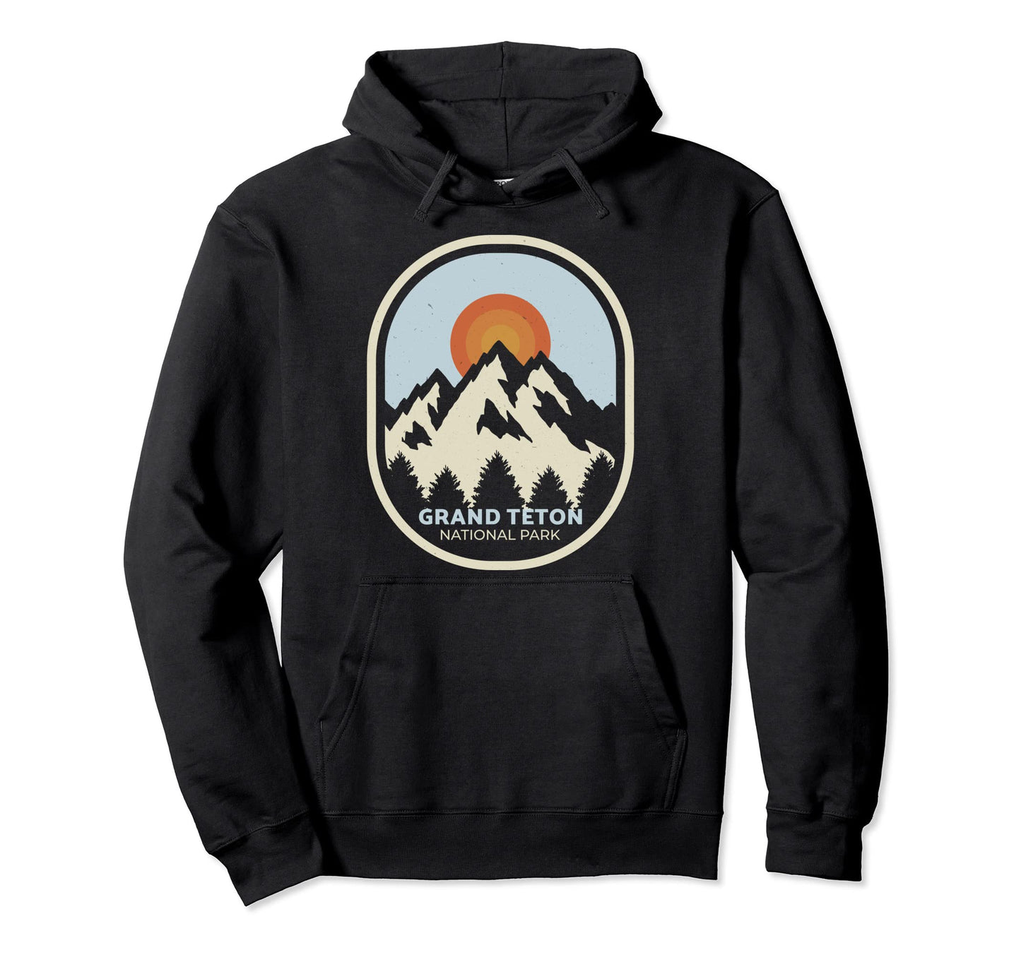 Grand Teton National Park Sunset Hoodie - Trendy Graphic for Adults - T-Shirt, Sweatshirt, Hoodie