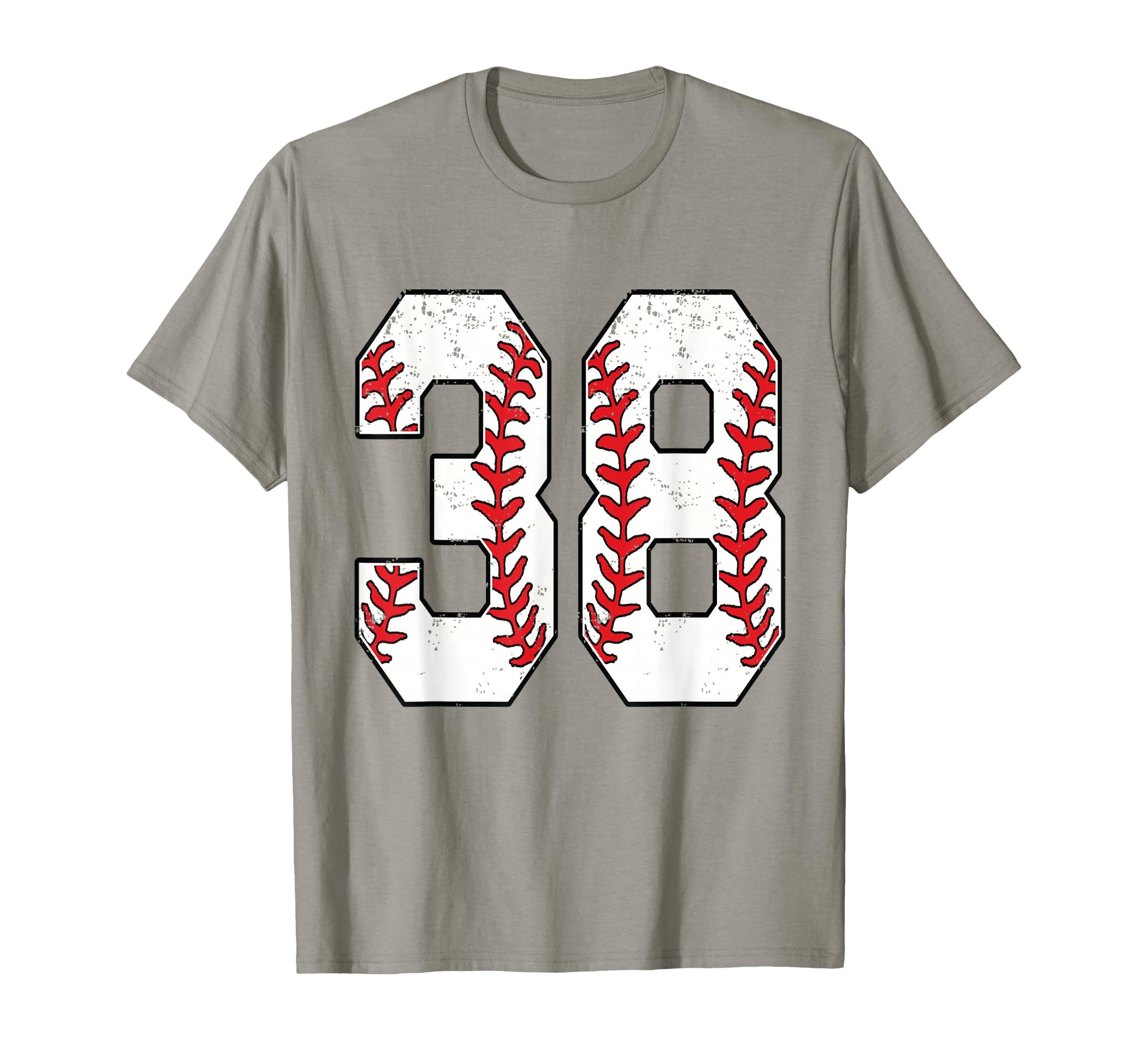 Number 38 Baseball 38 Jersey Number T-Shirt - Streetwear Style Men Women - T-Shirt, Sweatshirt, Hoodie