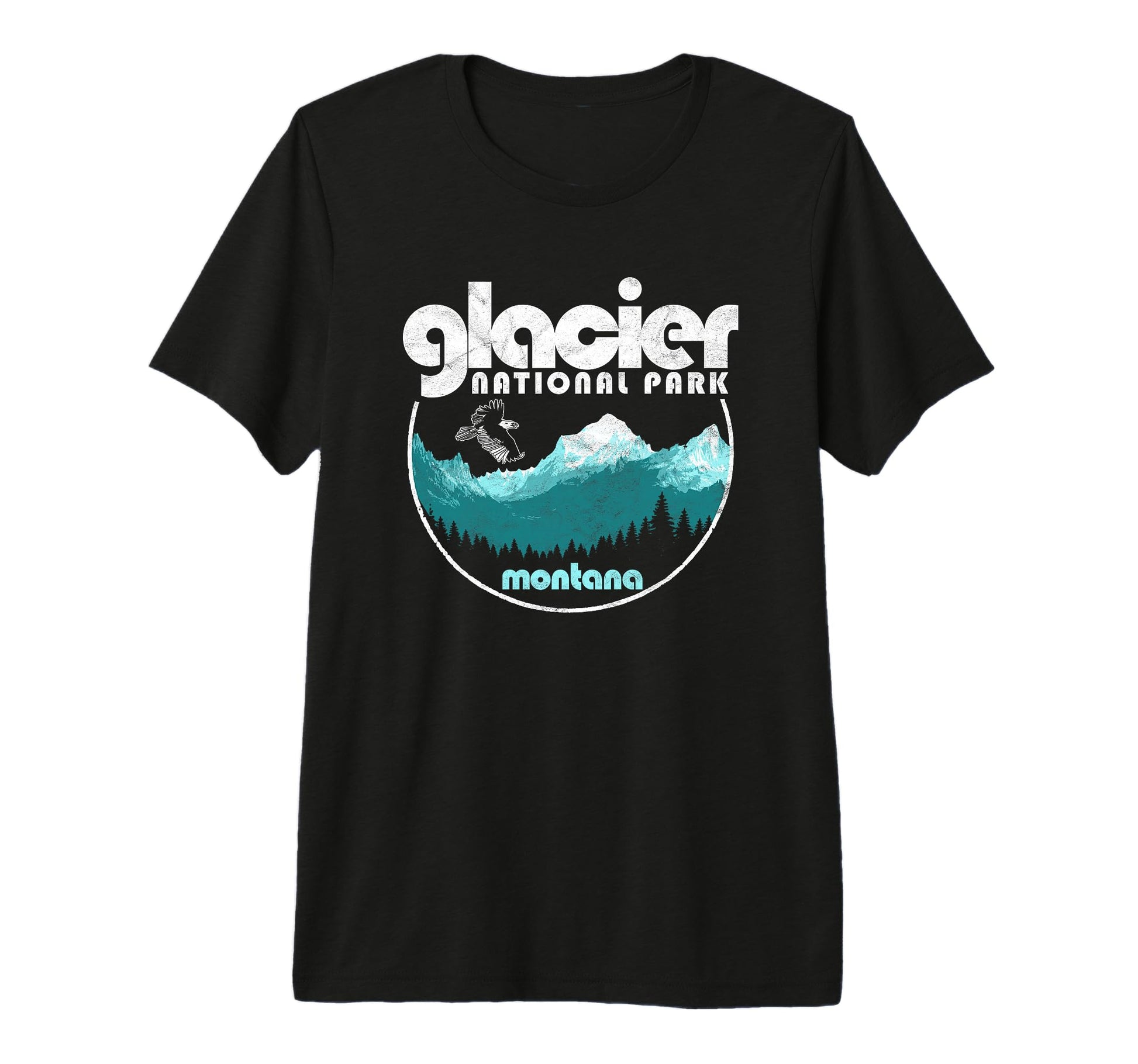 Glacier National Park Montana T-Shirt - Streetwear Style for Adults - T-Shirt, Sweatshirt, Hoodie