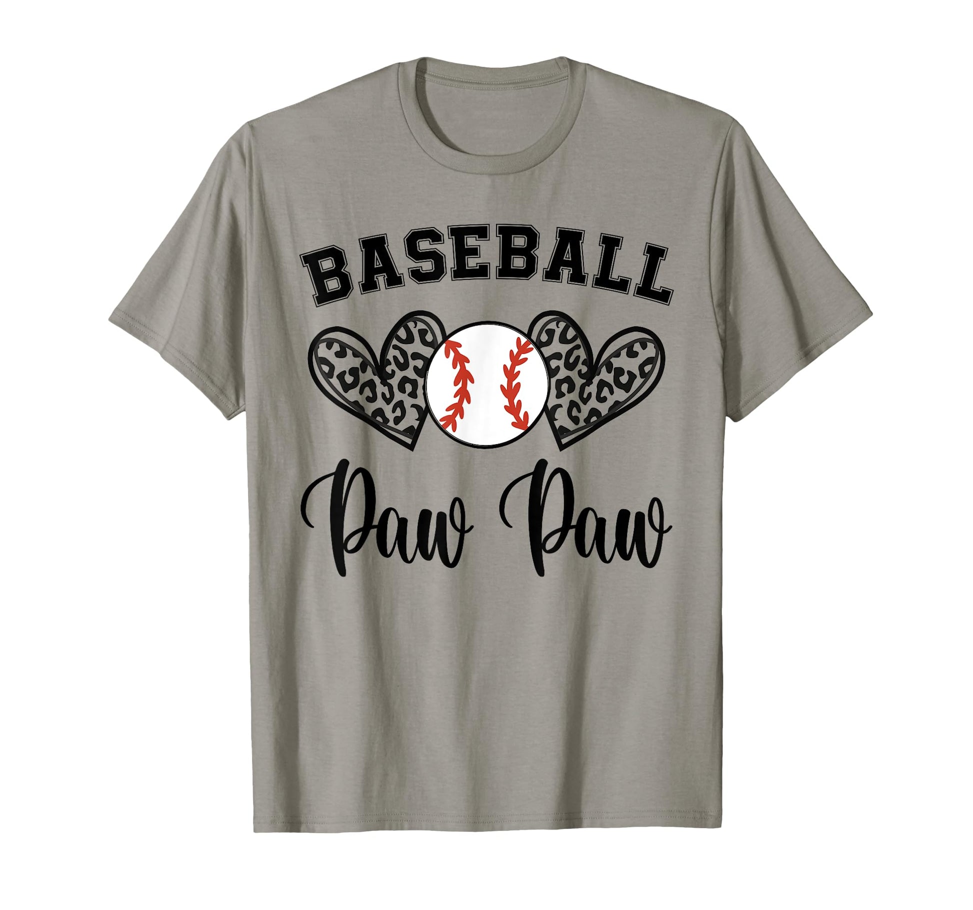 Baseball Paw Paw Leopard Funny T-Shirt - Custom Art Print Men Women - T-Shirt, Sweatshirt, Hoodie