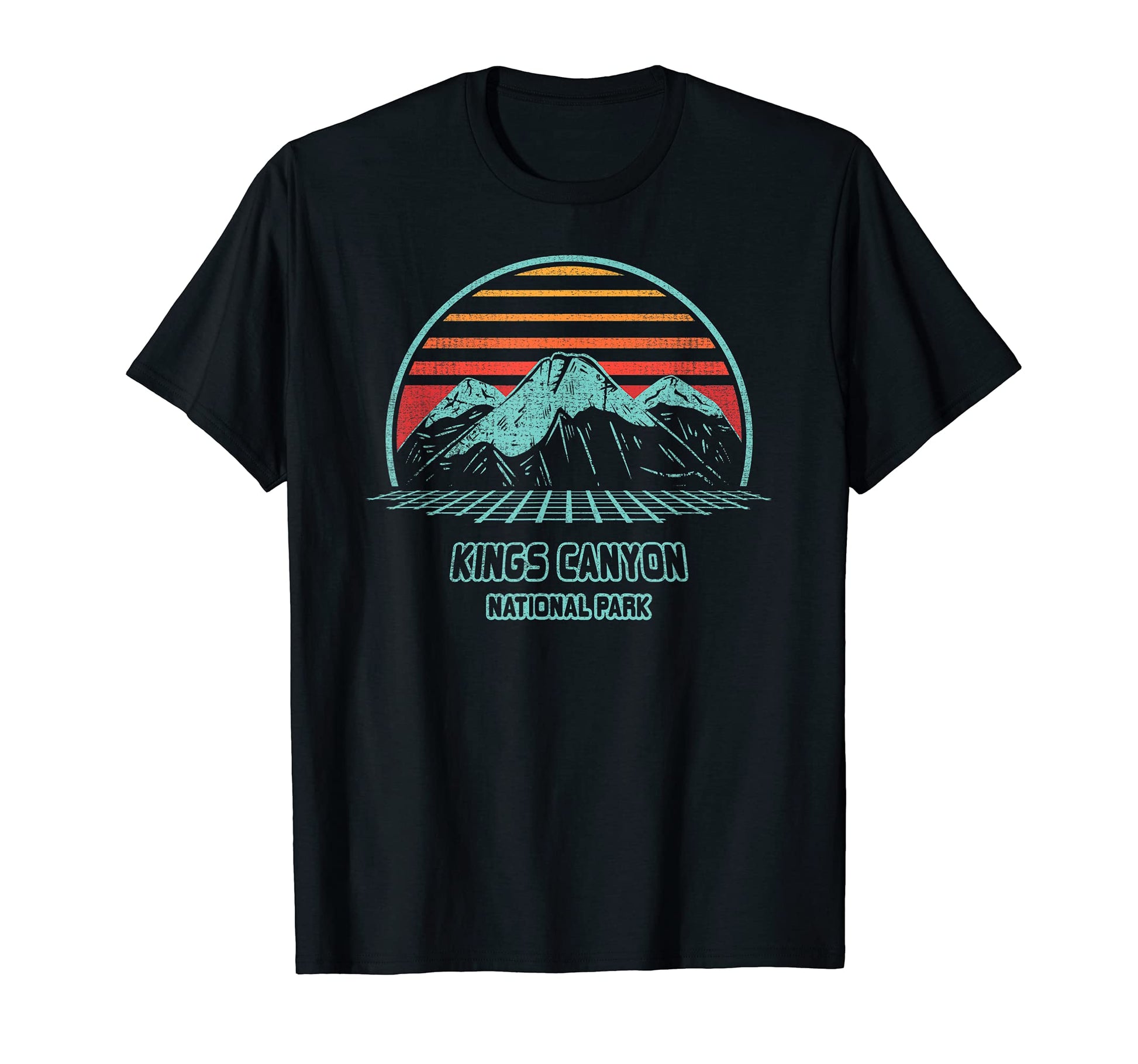 Kings Canyon National Park Hiking 80S T-Shirt - Streetwear Style Unisex - T-Shirt, Sweatshirt, Hoodie