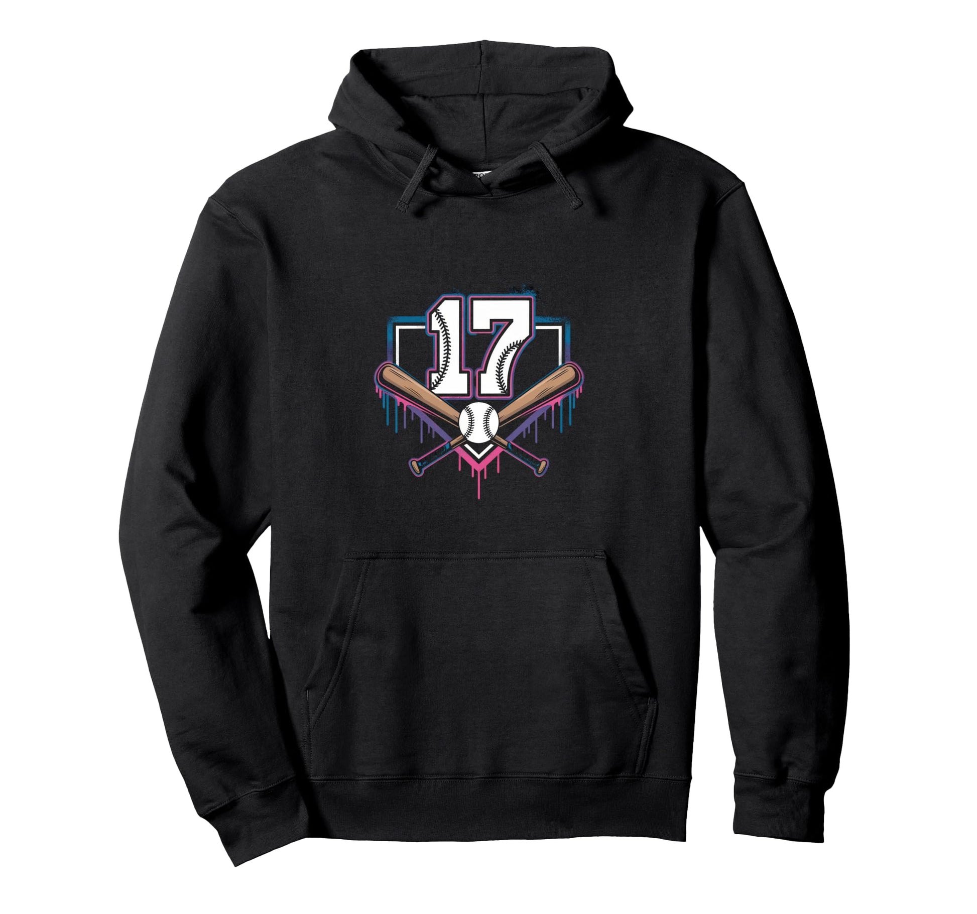 Baseball Home Ice Cream 17Th Hoodie - Casual Everyday Wear for Adults - T-Shirt, Sweatshirt, Hoodie