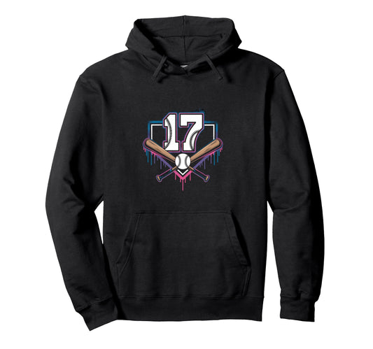 Baseball Home Ice Cream 17Th Hoodie - Casual Everyday Wear for Adults - T-Shirt, Sweatshirt, Hoodie