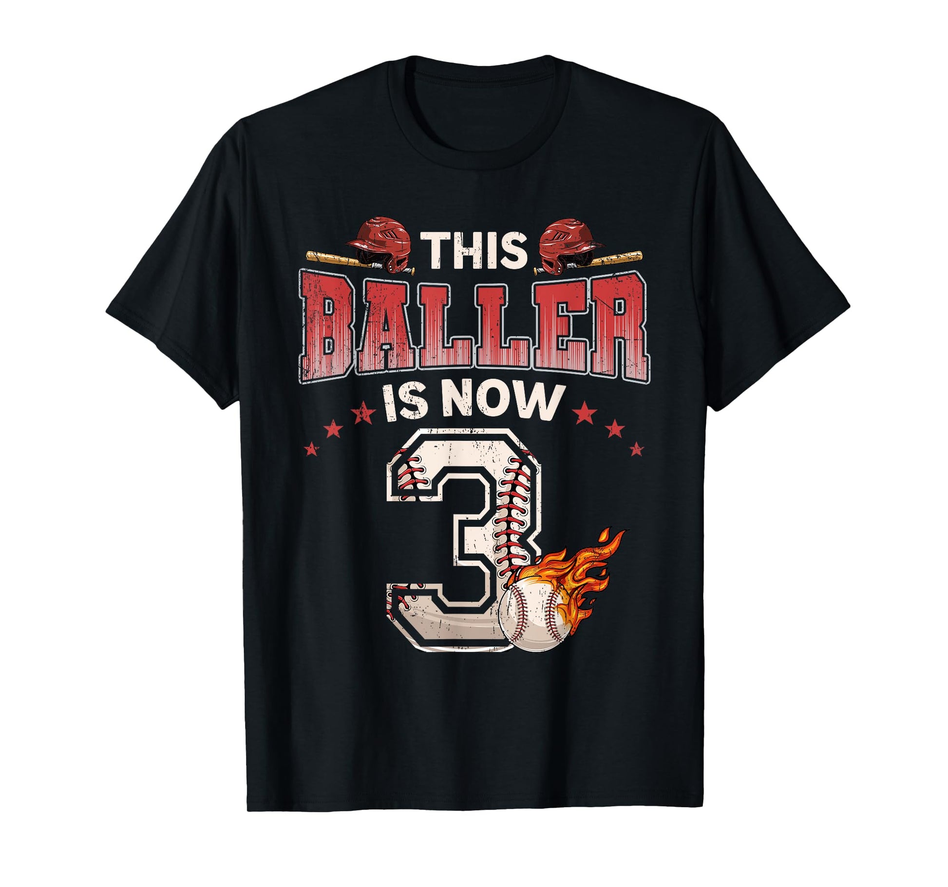 3Rd Birthday Baseball Third Year T-Shirt - Fun Novelty Design Men Women - T-Shirt, Sweatshirt, Hoodie